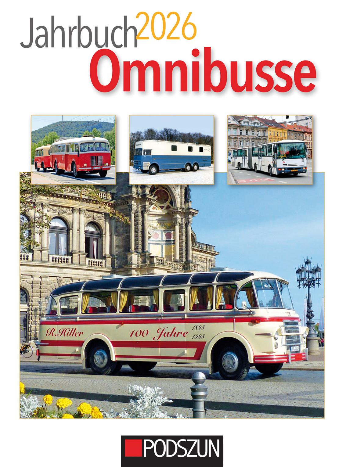 Vorderes Coverbild Jahrbuch Omnibusse 2026