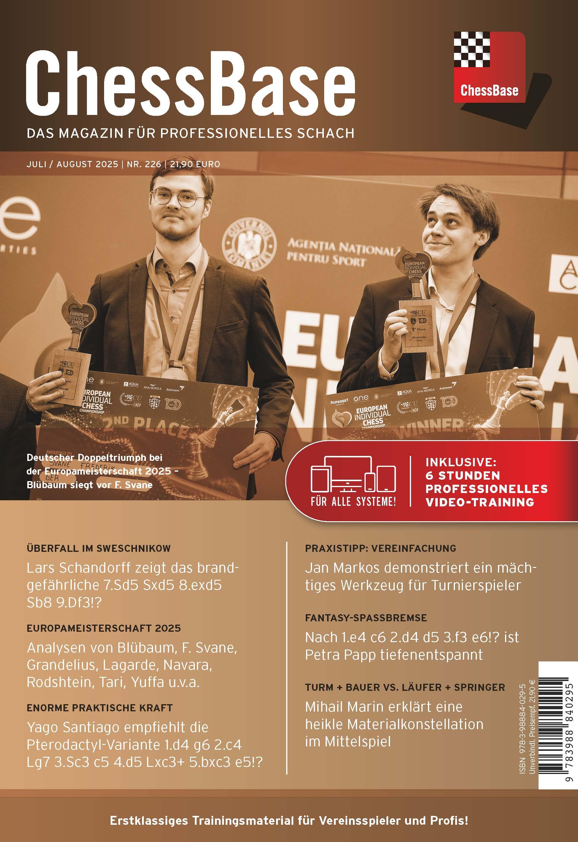 Vorderes Coverbild ChessBase Magazin 226