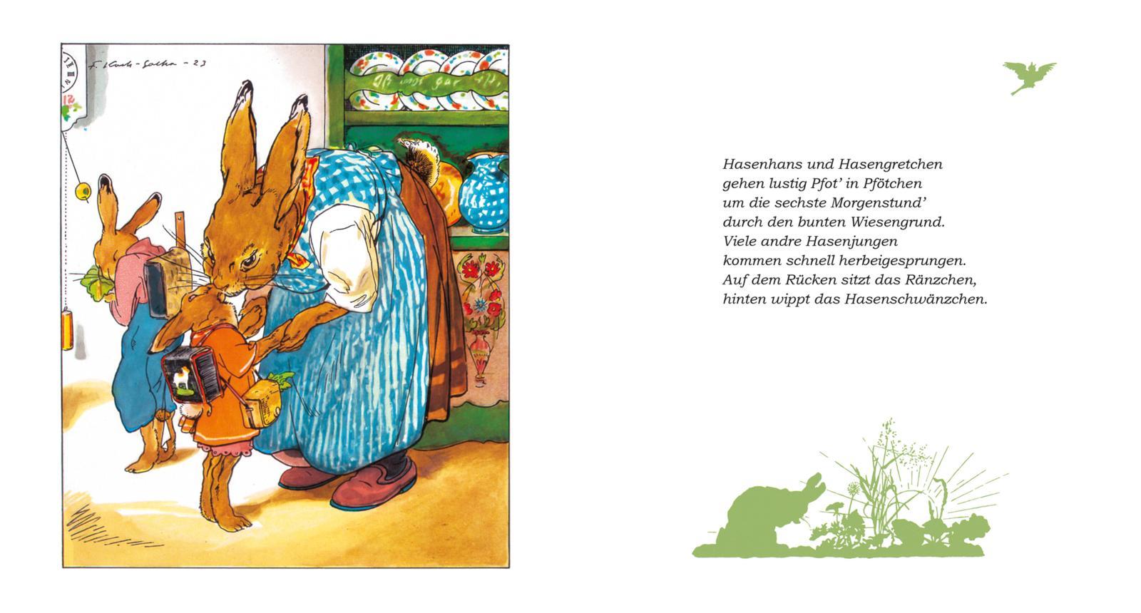 Beispielinhalt (Bild) Die Häschenschule 1: Ein lustiges Bilderbuch