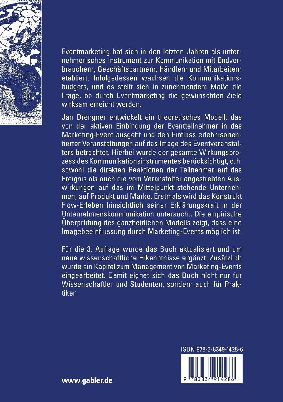 Rückseitencover Imagewirkungen von Eventmarketing