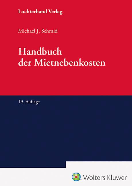 Vorderes Coverbild Handbuch der Mietnebenkosten