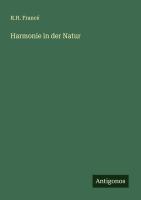 Vorderes Coverbild Harmonie in der Natur