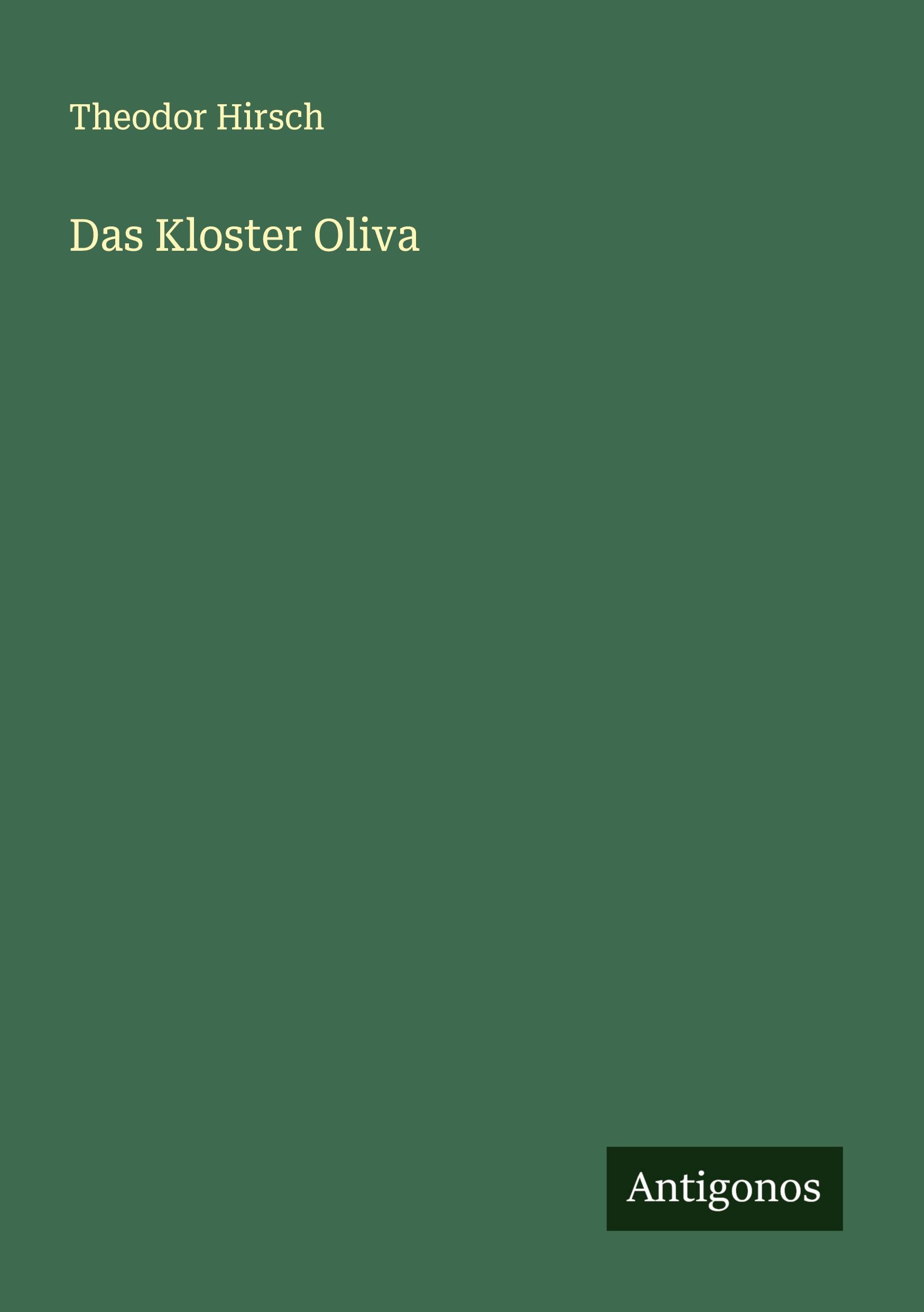 Vorderes Coverbild Das Kloster Oliva