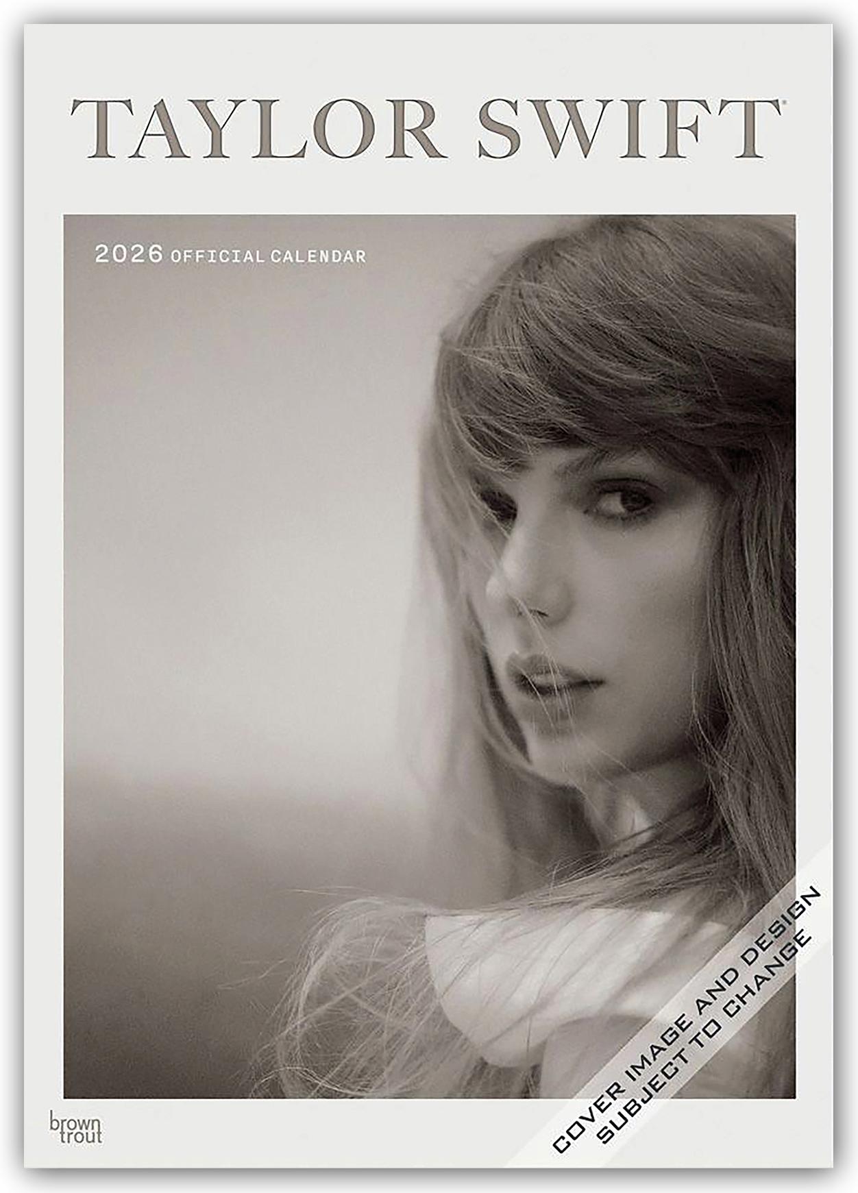 Vorderes Coverbild Taylor Swift 2026 - A3-Posterkalender