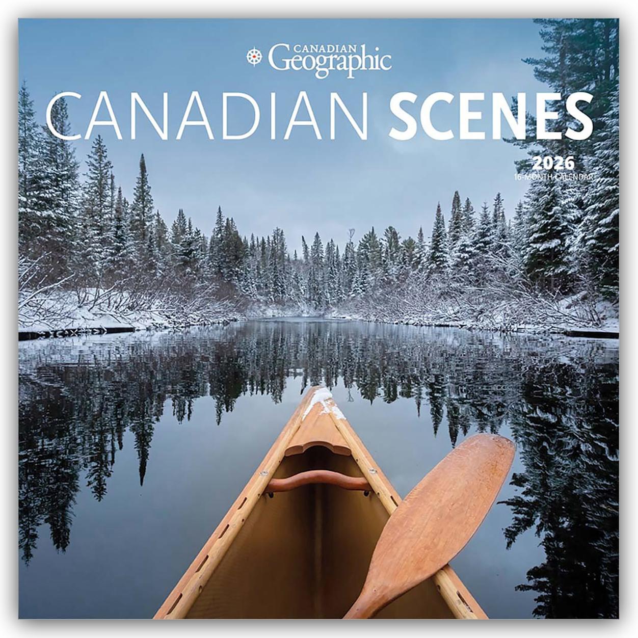 Vorderes Coverbild Canadian Scenes - Kanada 2026 - Wandkalender