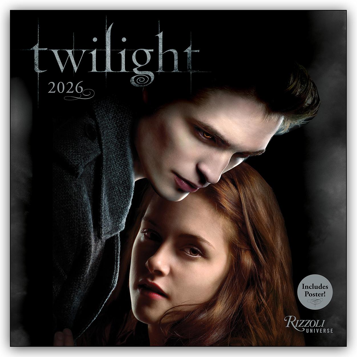 Vorderes Coverbild Twilight 2026 Wall Calendar (Includes Full-Color Poster)