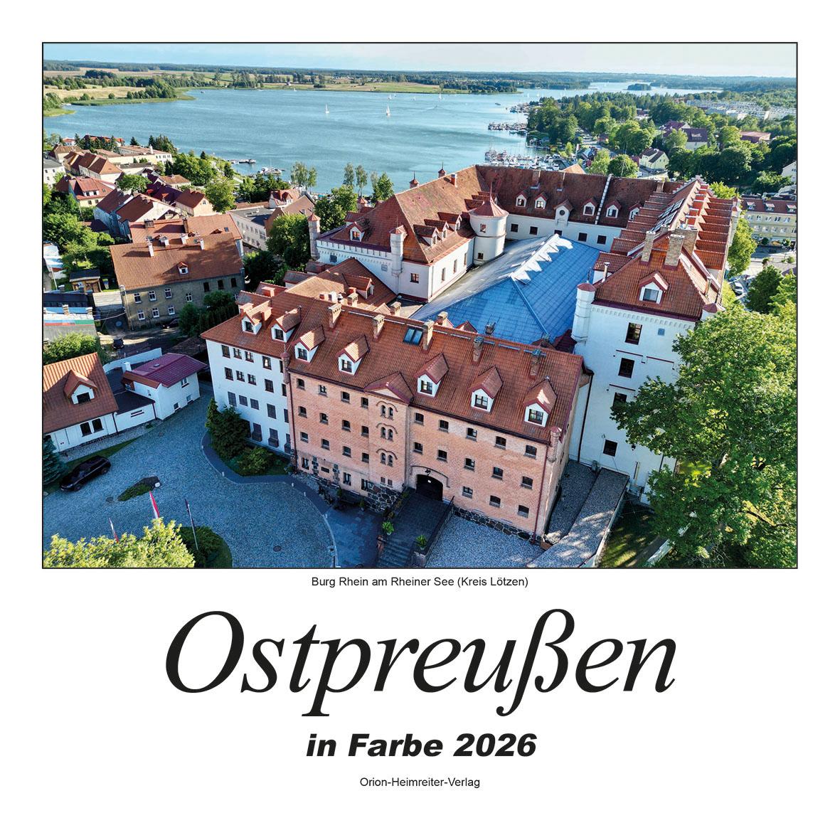 Vorderes Coverbild Ostpreußen in Farbe 2026