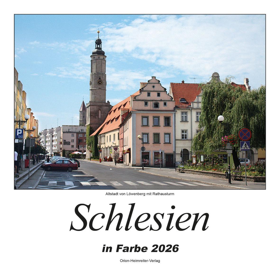 Vorderes Coverbild Schlesien in Farbe 2026