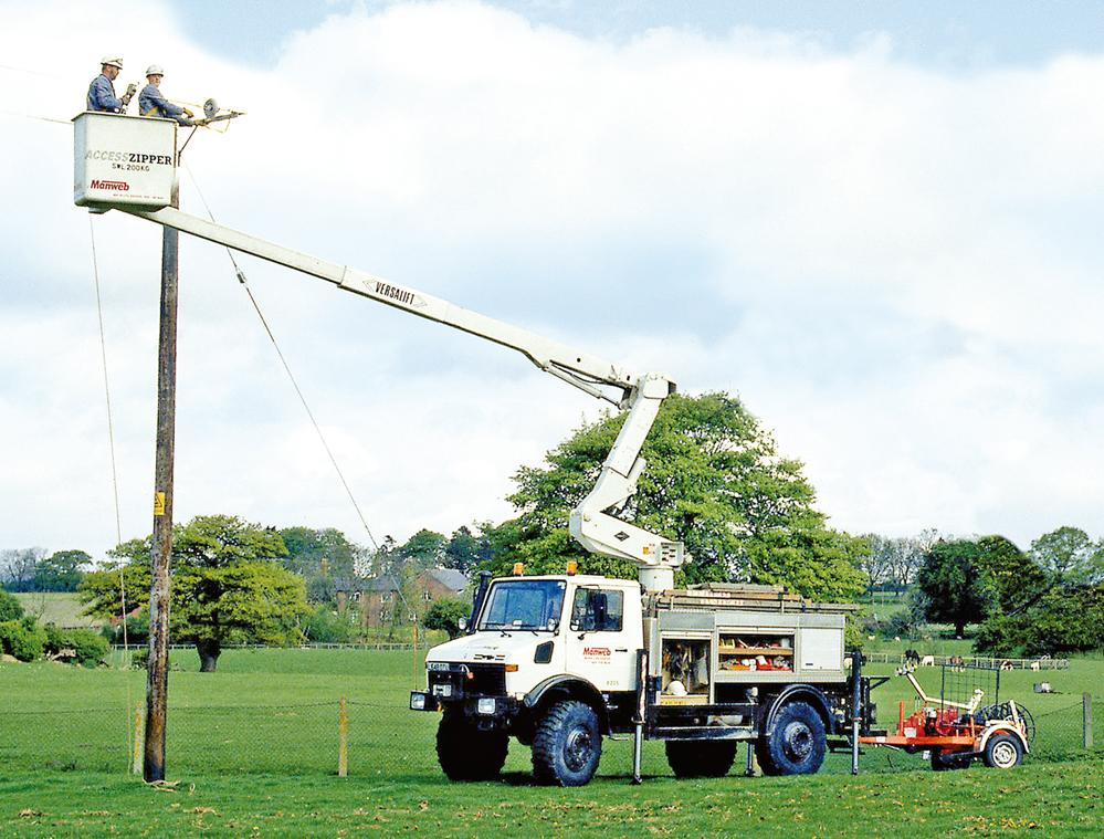 Beispielinhalt (Bild) Unimog bei der Arbeit verständlich erklärt