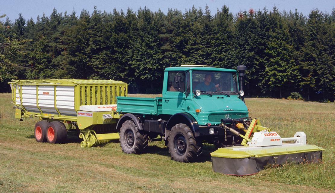 Beispielinhalt (Bild) Unimog bei der Arbeit verständlich erklärt