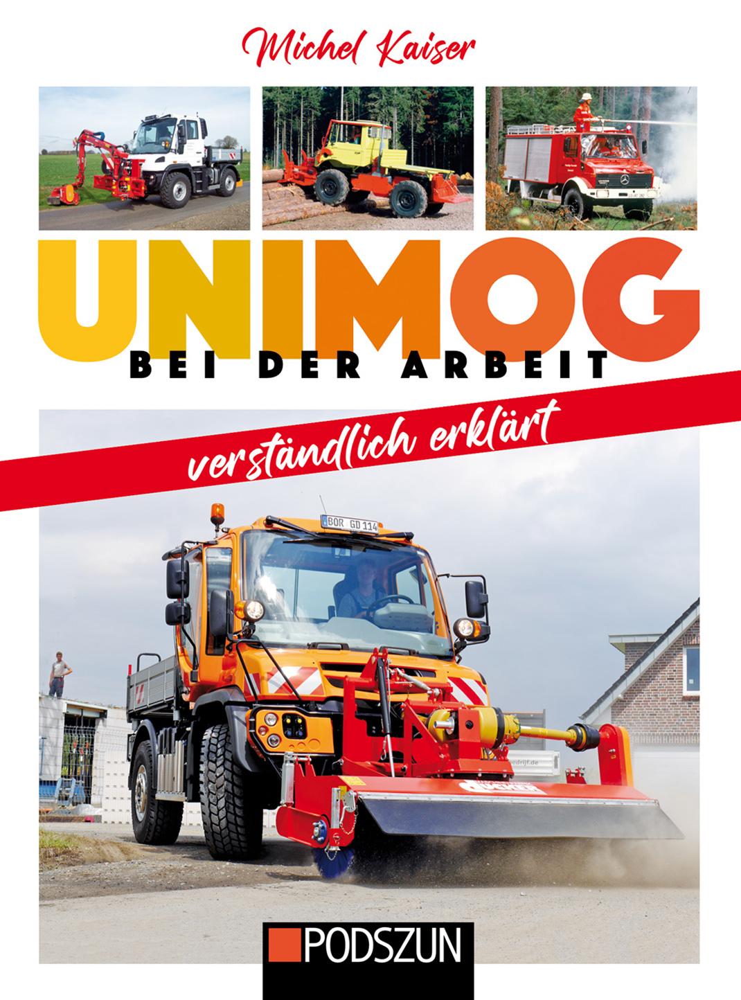 Vorderes Coverbild Unimog bei der Arbeit verständlich erklärt