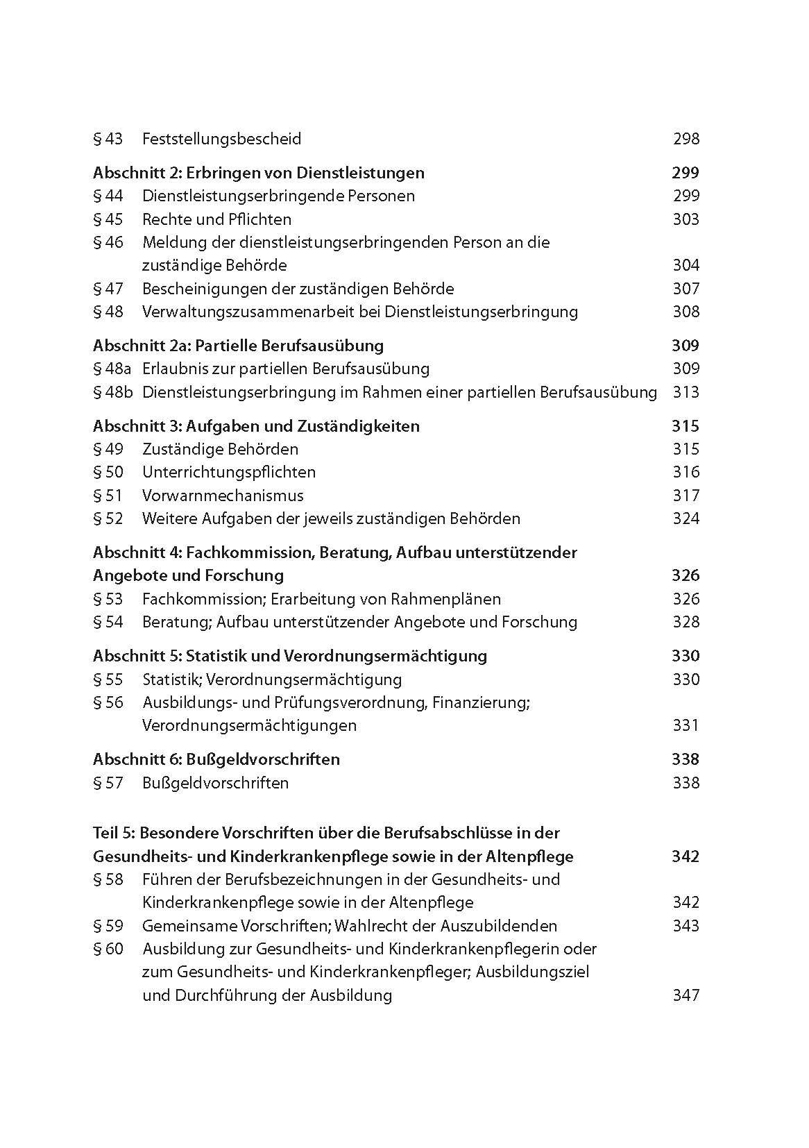 Beispielinhalt (Bild) Pflegeberufegesetz und Ausbildungs- und Prüfungsverordnung