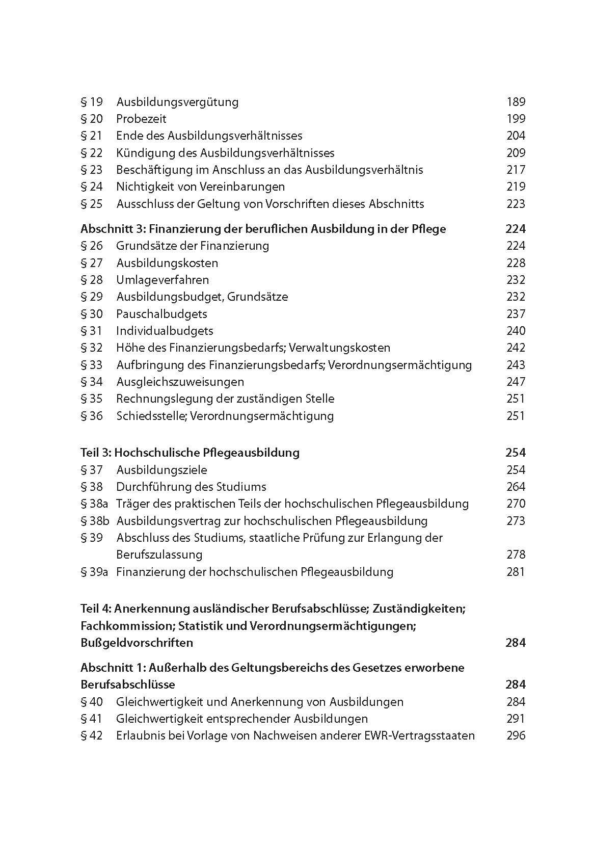 Beispielinhalt (Bild) Pflegeberufegesetz und Ausbildungs- und Prüfungsverordnung