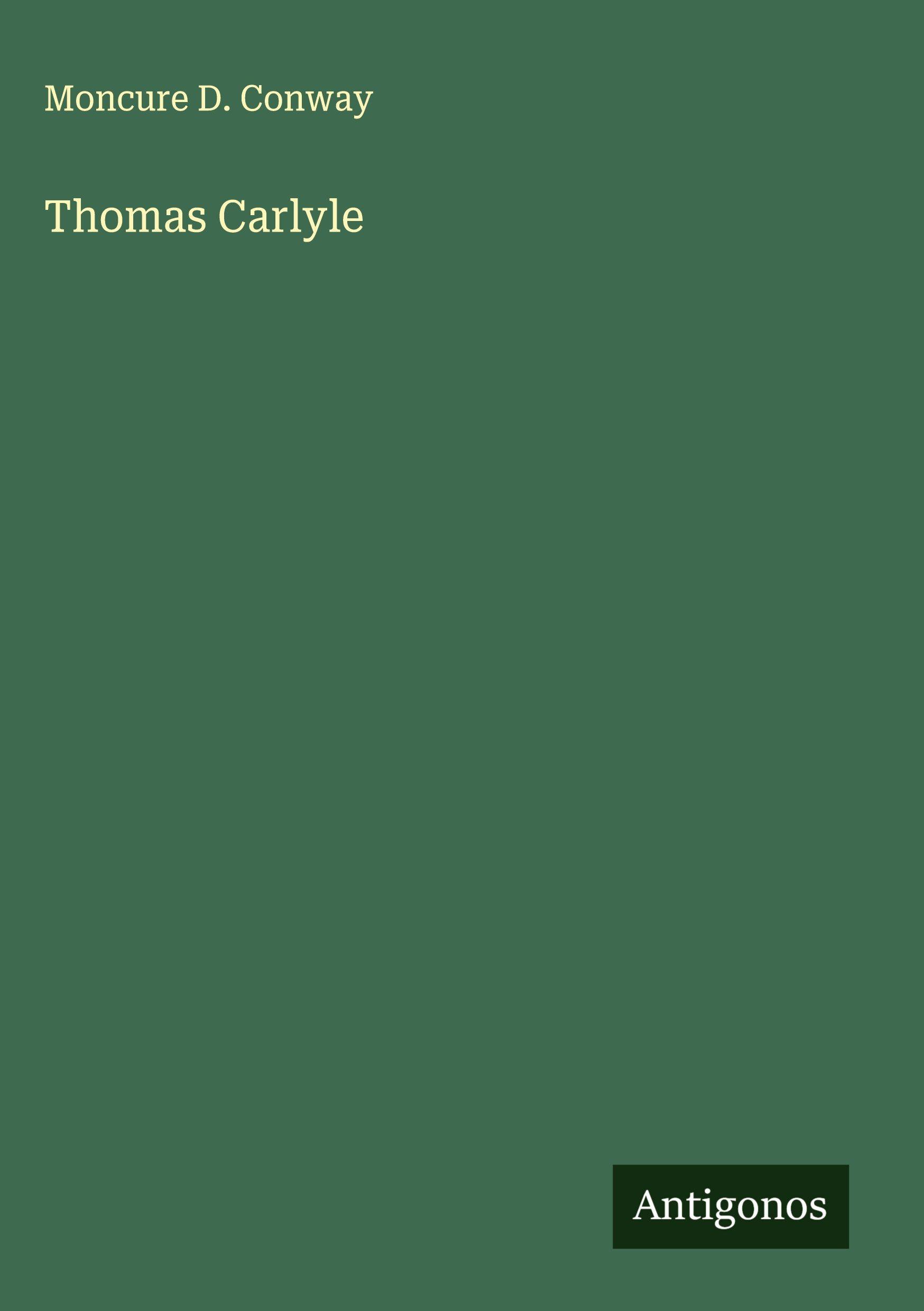 Vorderes Coverbild Thomas Carlyle