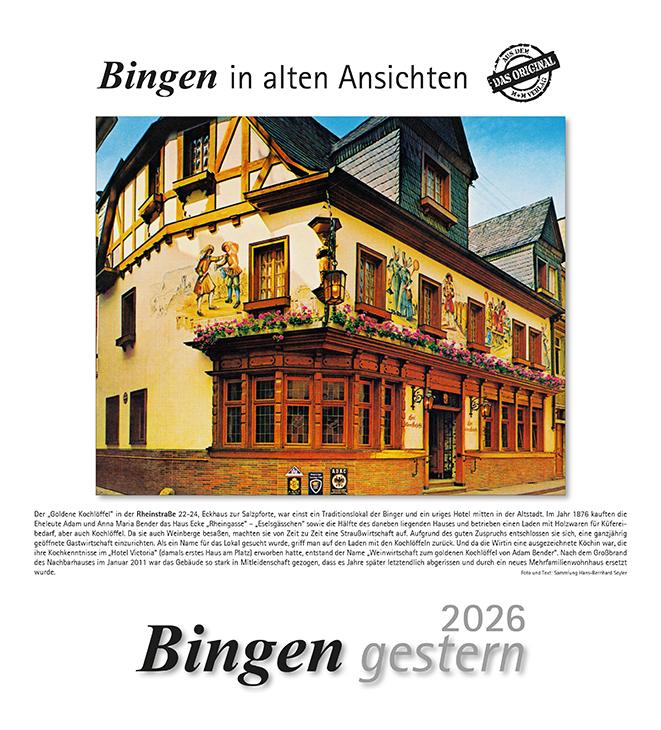 Vorderes Coverbild Bingen gestern 2026