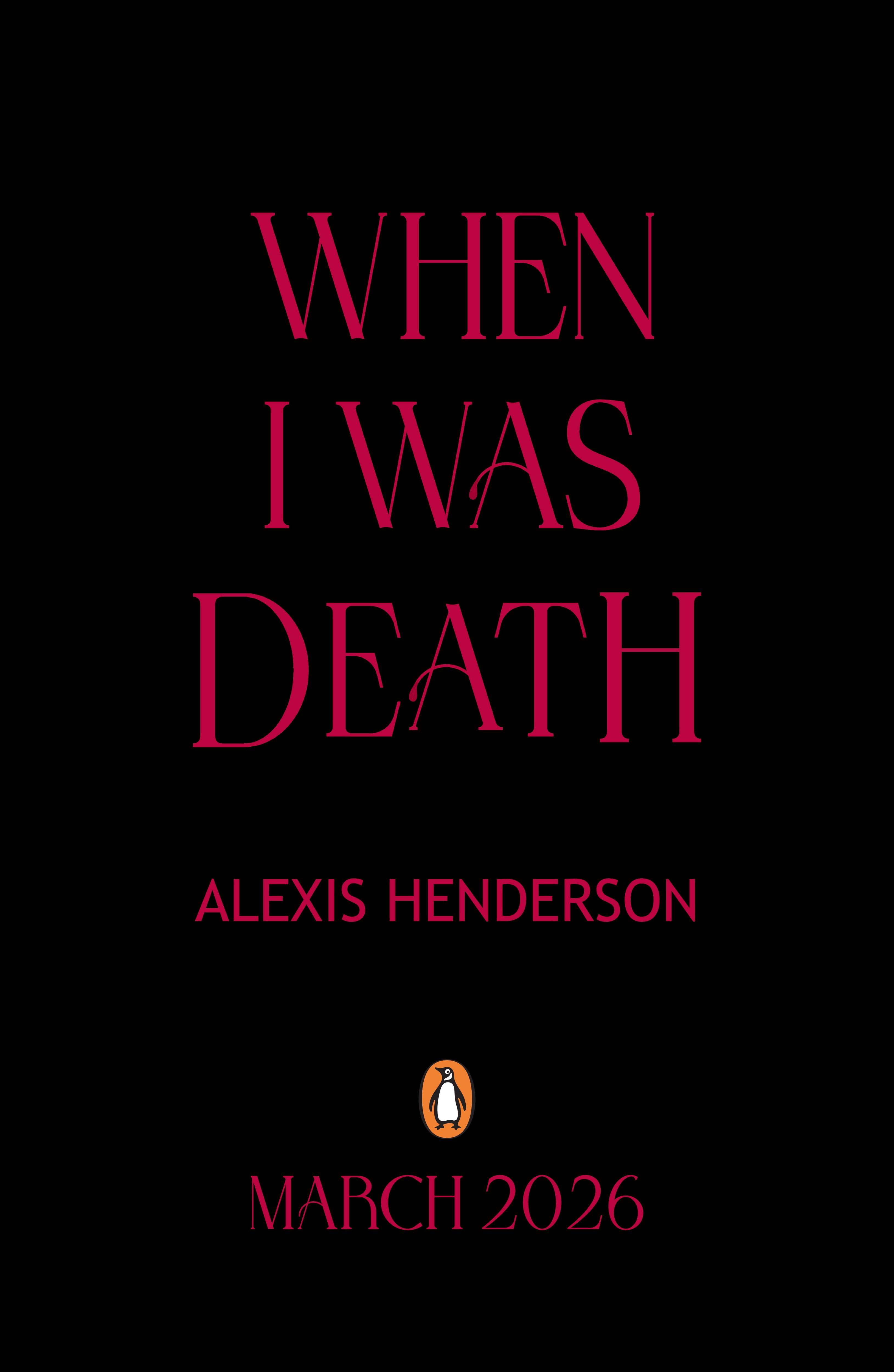 Vorderes Coverbild When I Was Death