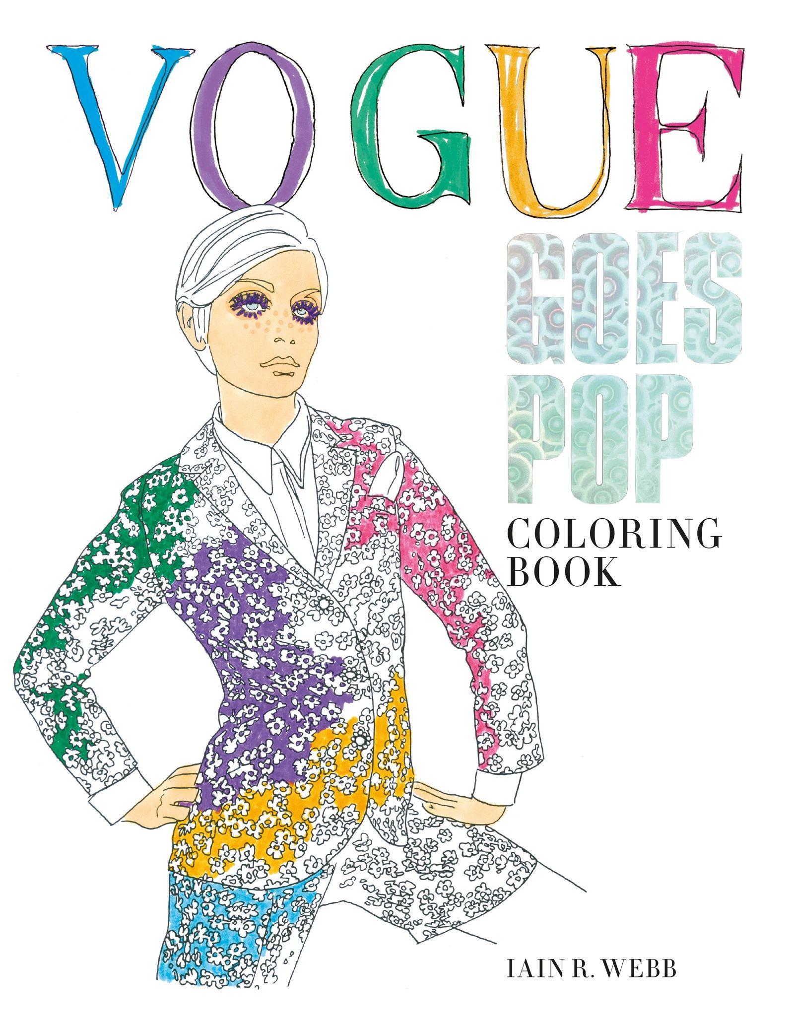 Vorderes Coverbild Vogue Goes Pop Coloring Book