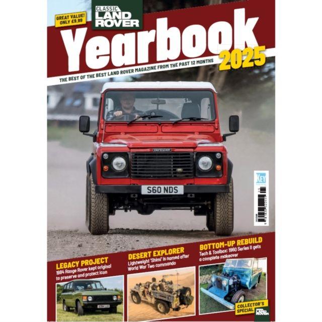 Vorderes Coverbild Classic Land Rover Yearbook 2025