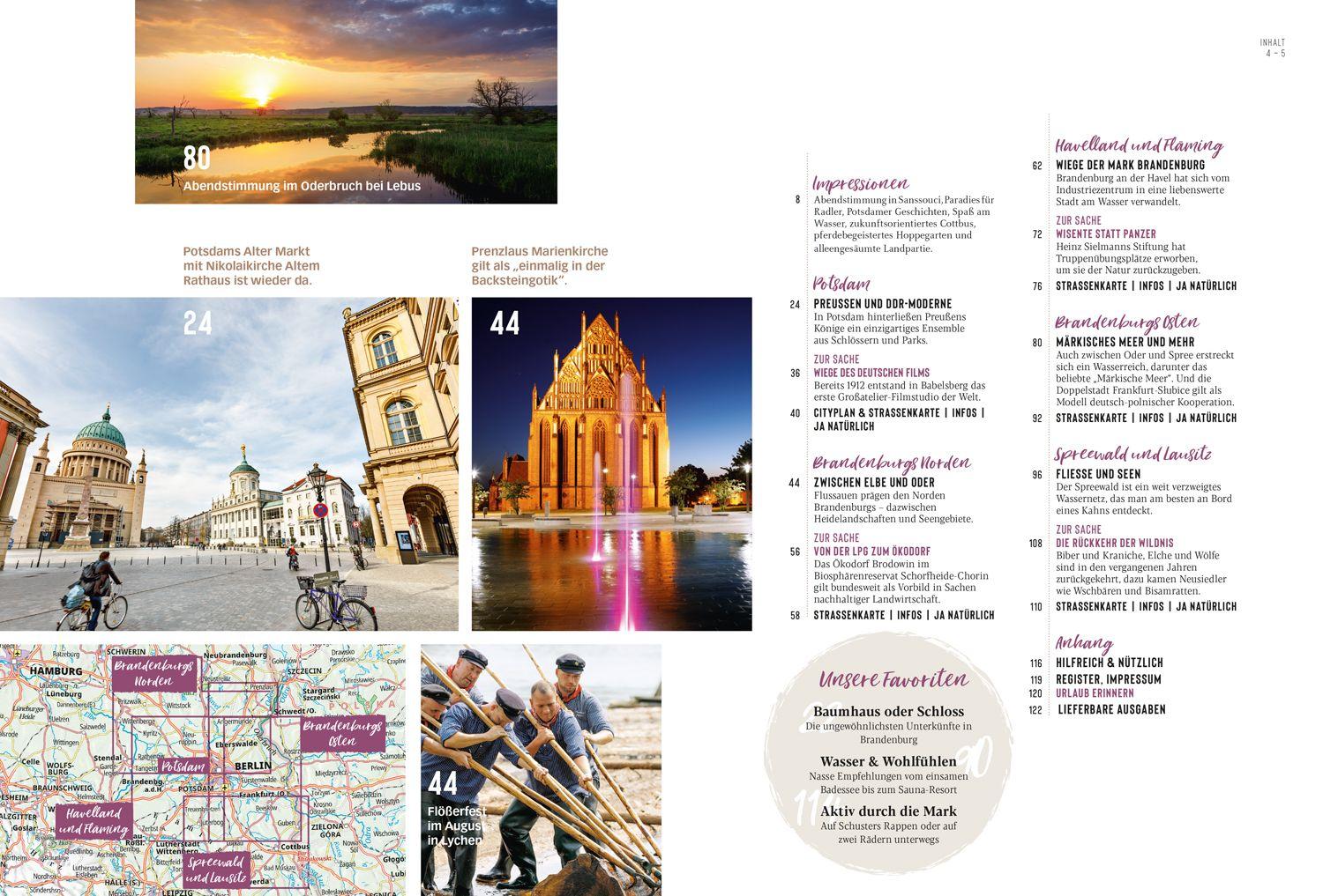 Beispielinhalt (Bild) DUMONT Bildatlas Brandenburg