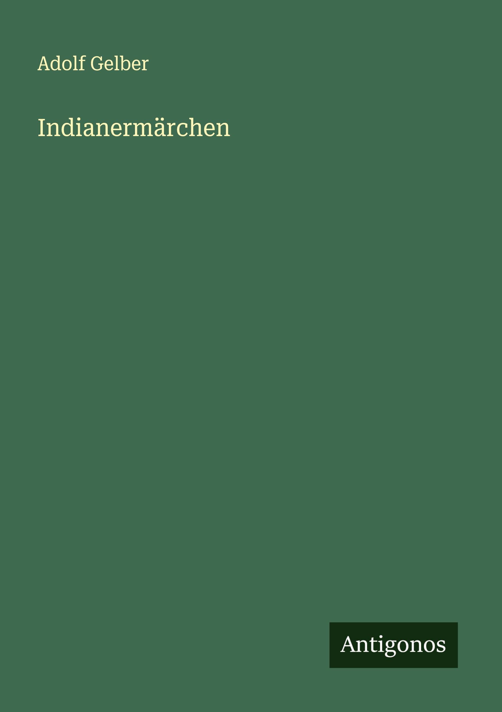 Vorderes Coverbild Indianermärchen