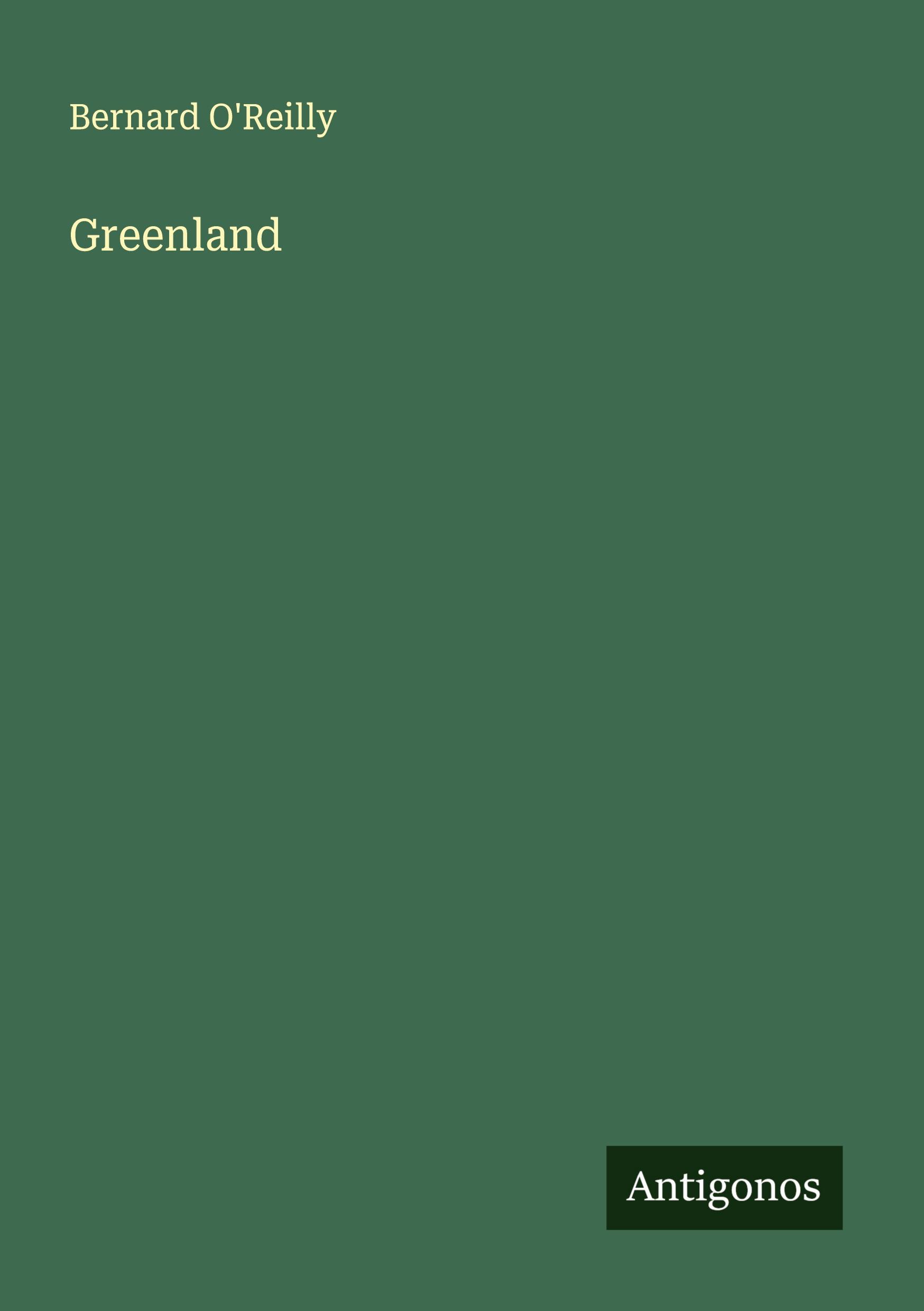 Vorderes Coverbild Greenland