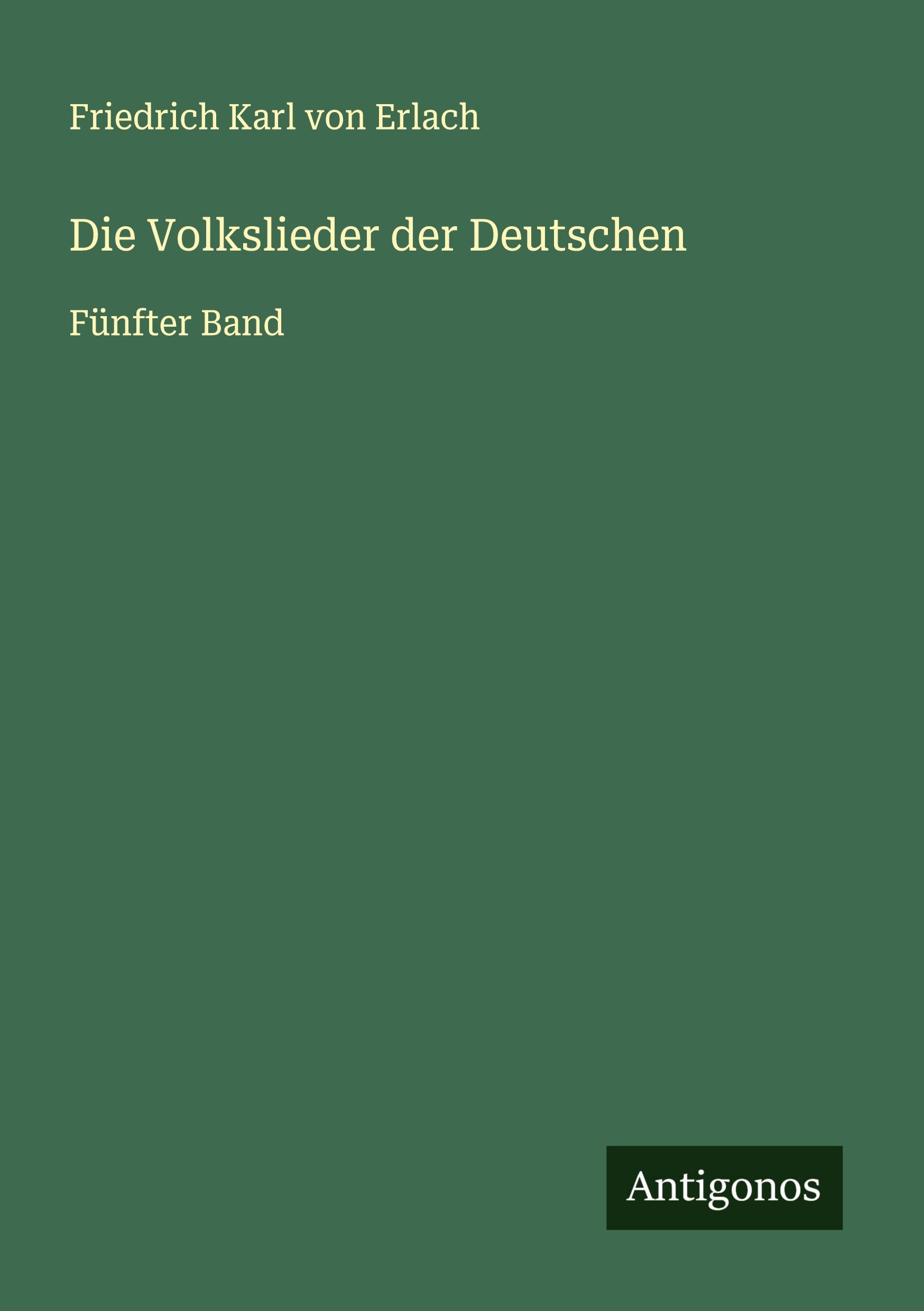 Vorderes Coverbild Die Volkslieder der Deutschen