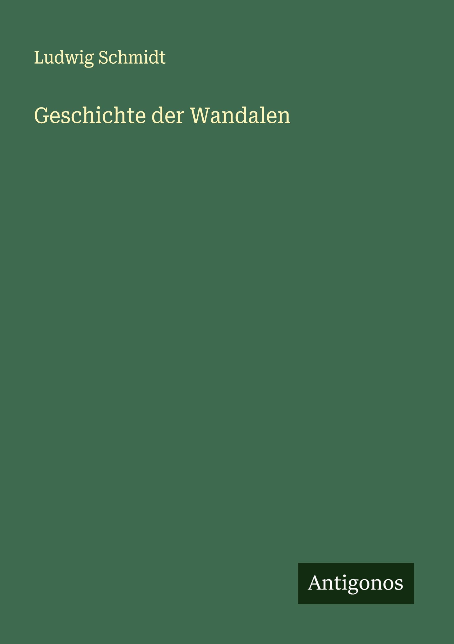 Vorderes Coverbild Geschichte der Wandalen