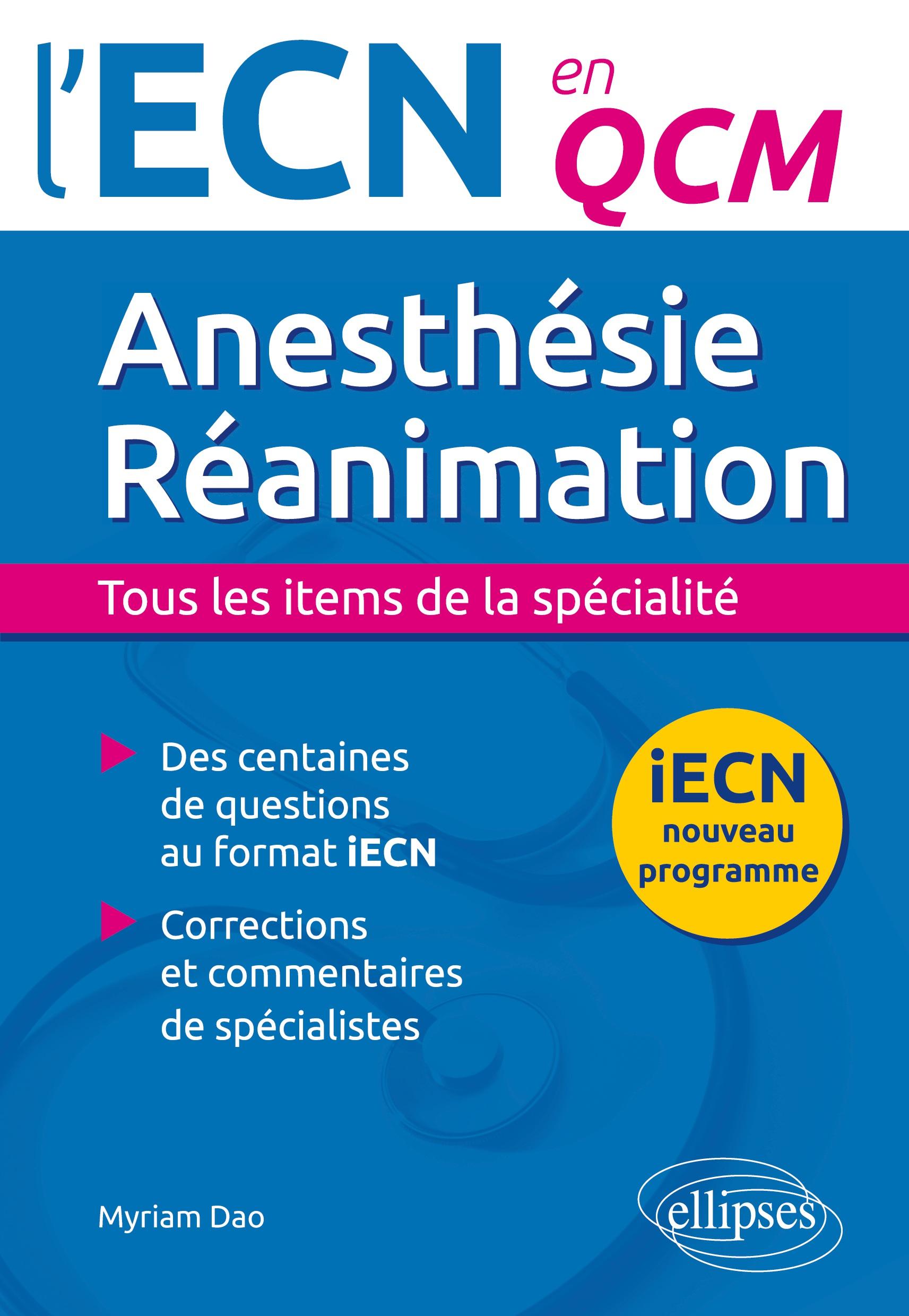 Vorderes Coverbild Anesthésie-Réanimation