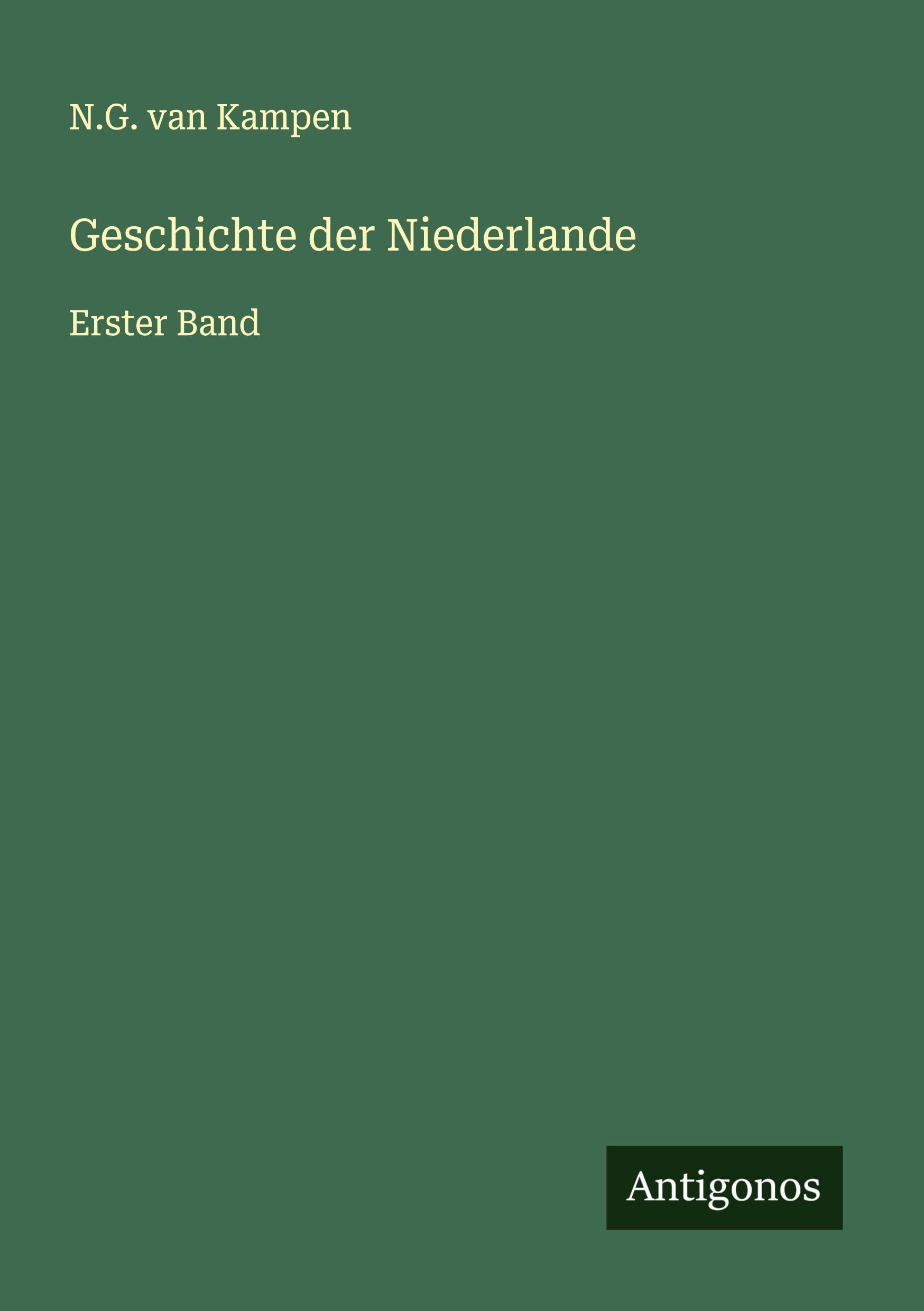 Vorderes Coverbild Geschichte der Niederlande