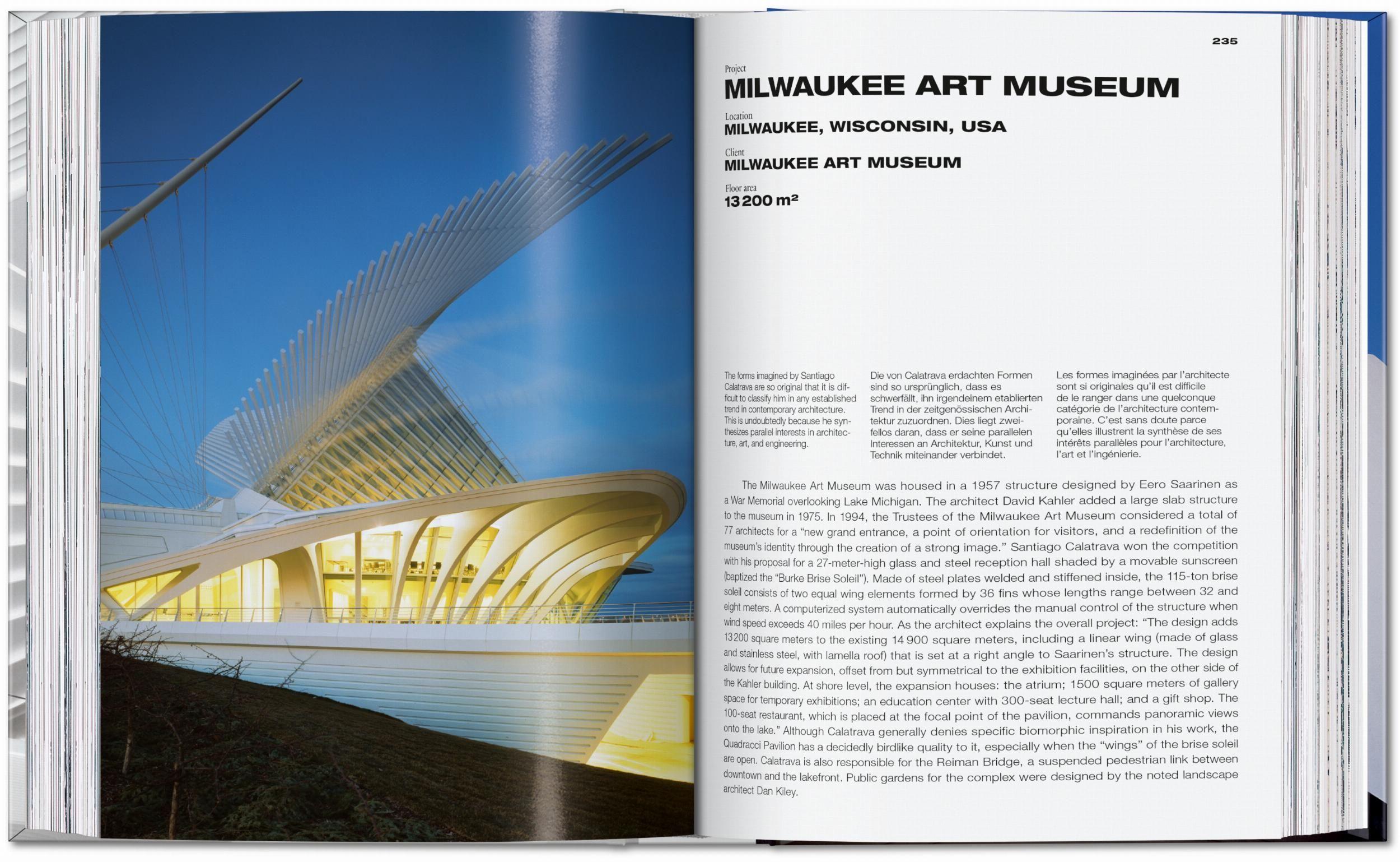 Beispielinhalt (Bild) Calatrava. Complete Works 1979-Today. 45th Ed.