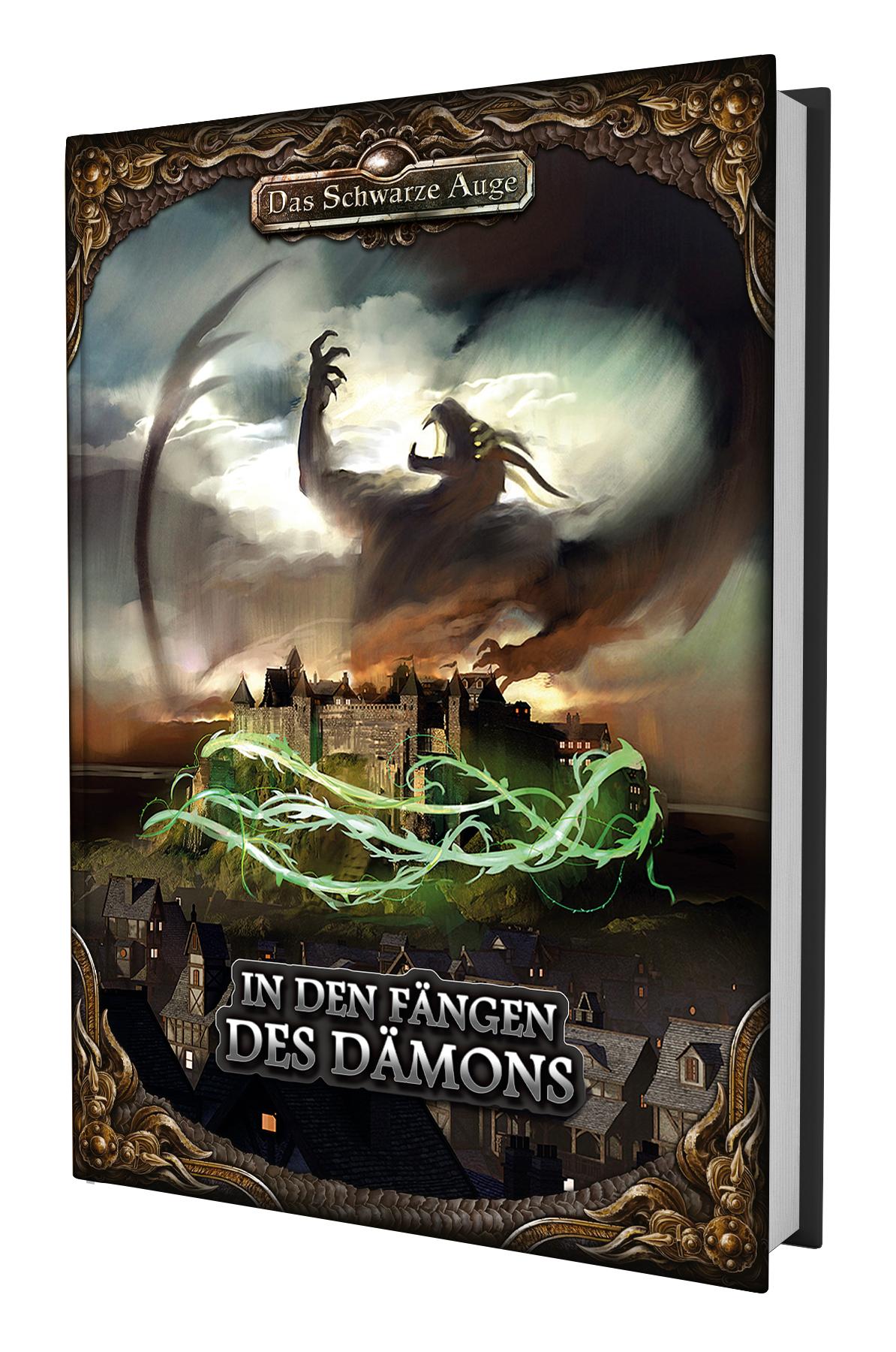 Vorderes Coverbild DSA5 - In den Fängen des Dämons