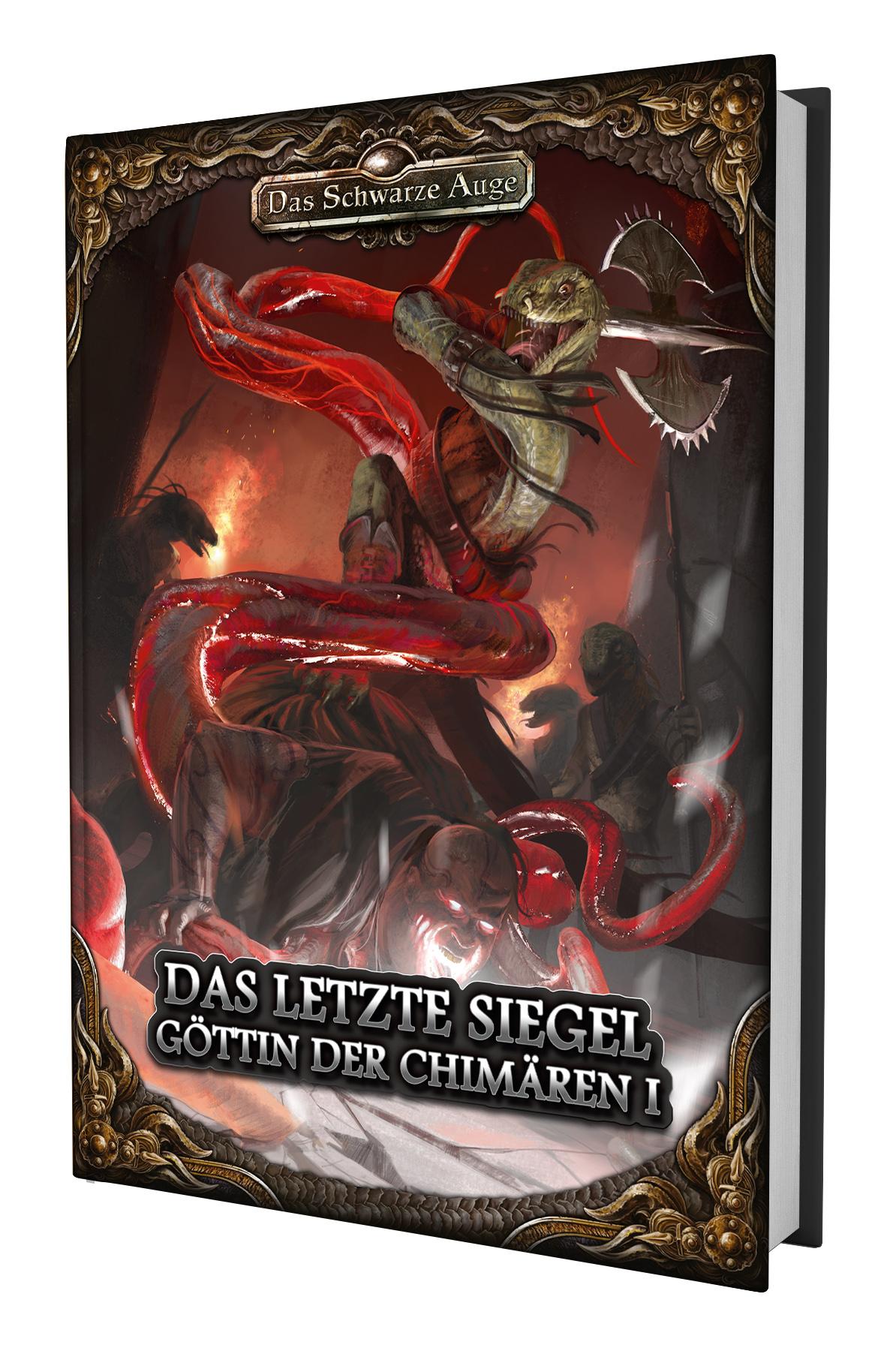 Vorderes Coverbild DSA5 - Das letzte Siegel - Göttin der Chimären I