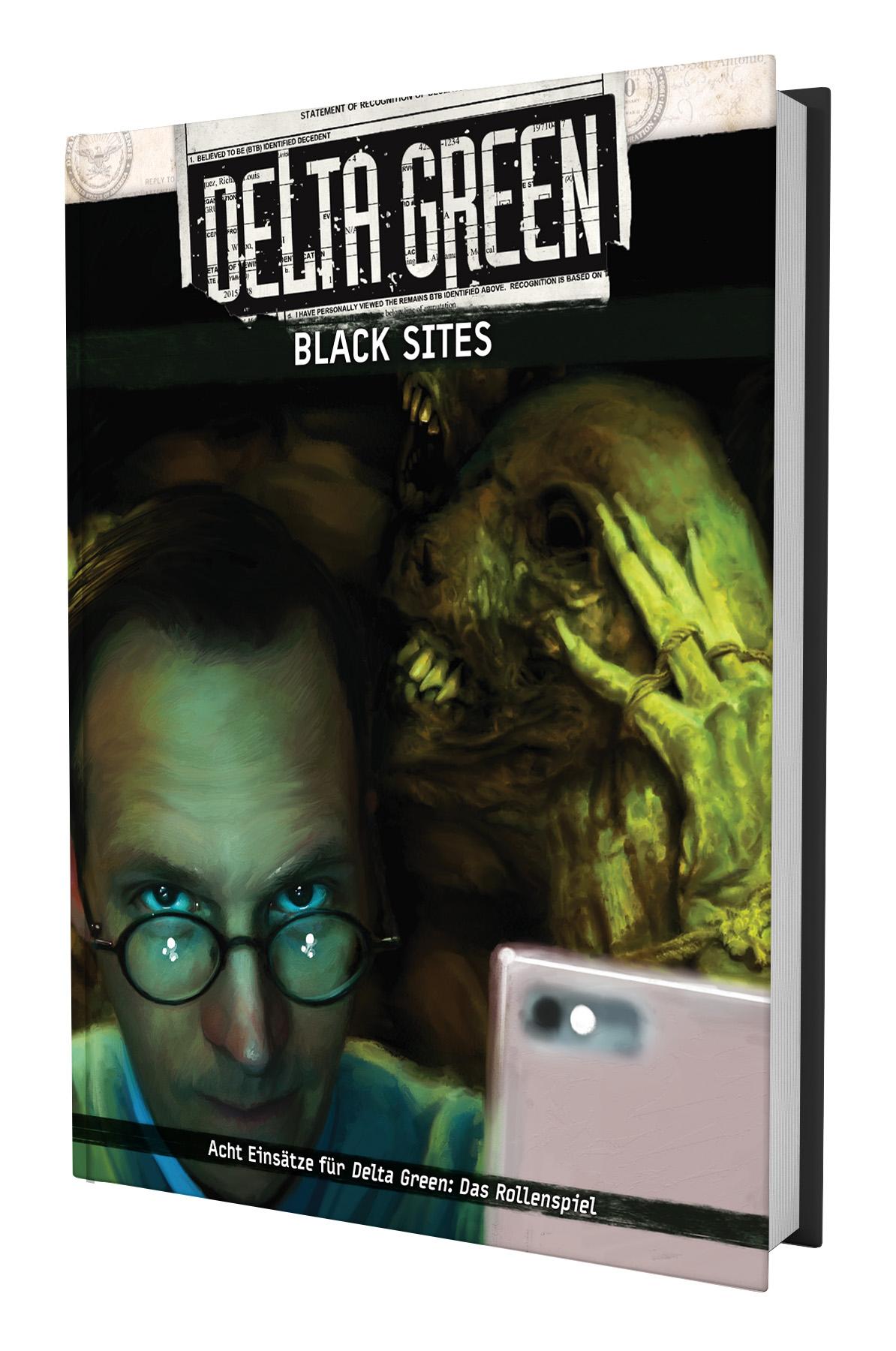 Vorderes Coverbild Delta Green - Black Sites (Abenteueranthologie)