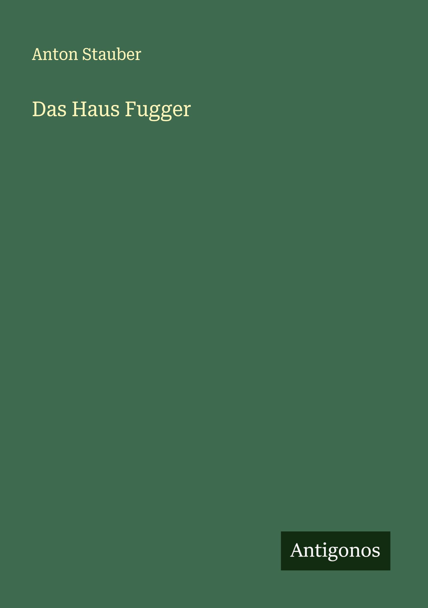 Vorderes Coverbild Das Haus Fugger