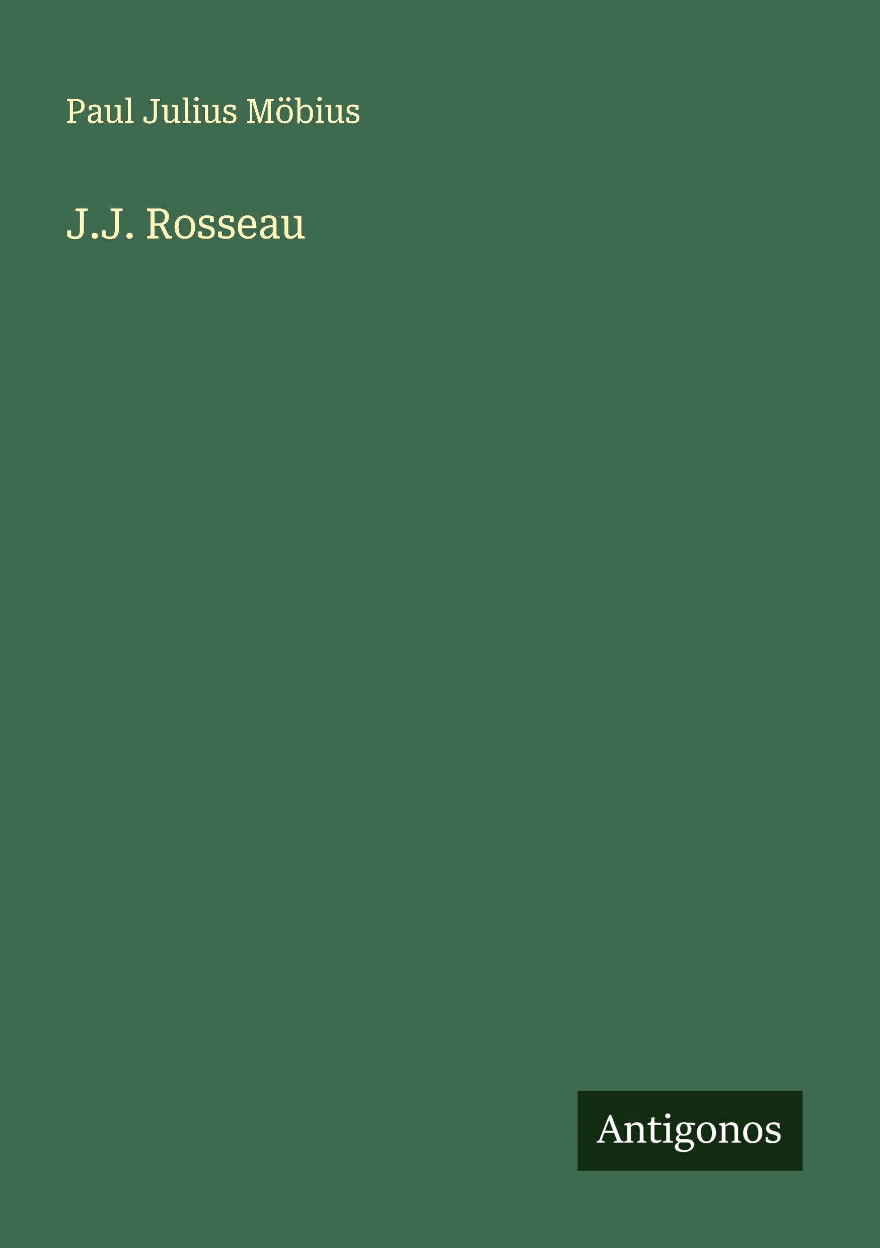 Vorderes Coverbild J.J. Rosseau