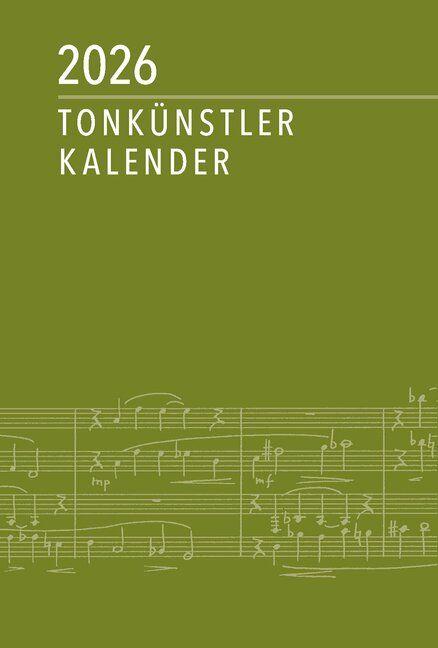 Vorderes Coverbild Tonkünstler-Kalender 2026