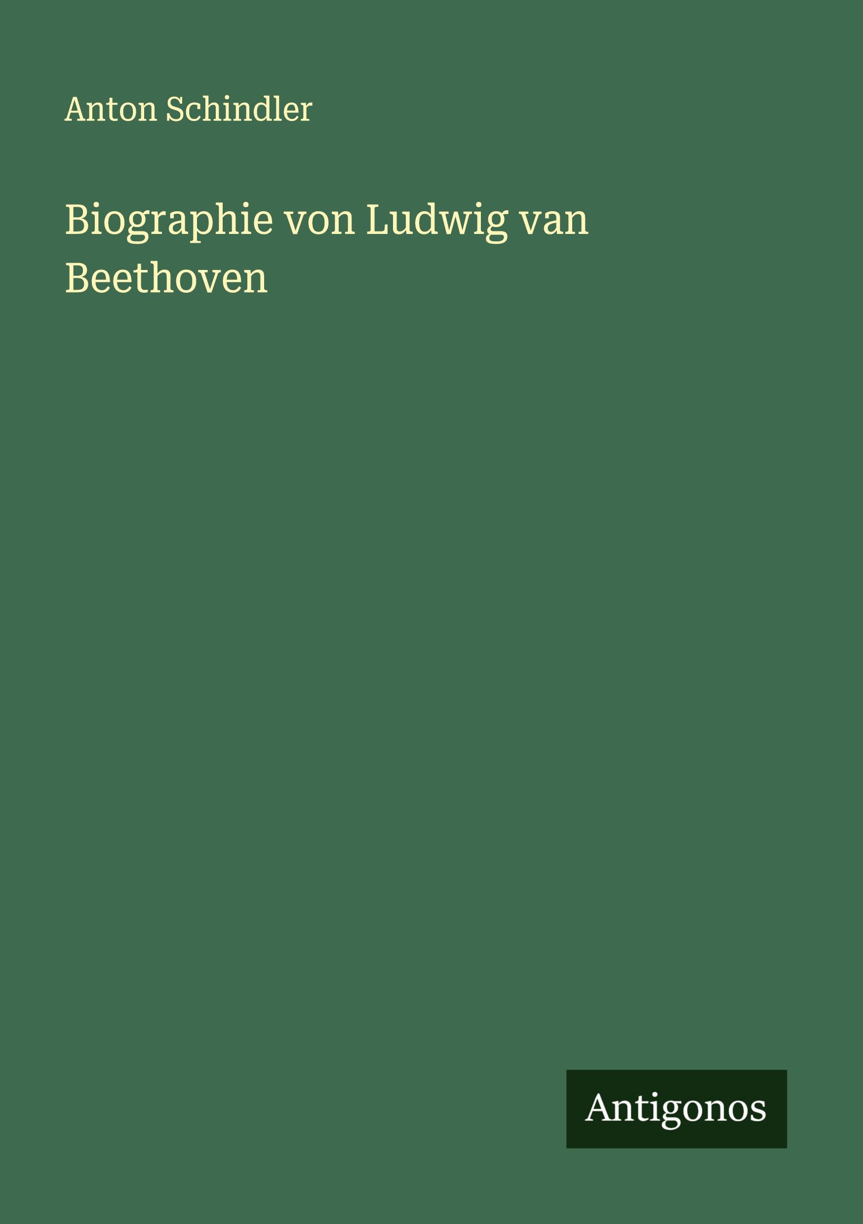 Vorderes Coverbild Biographie von Ludwig van Beethoven