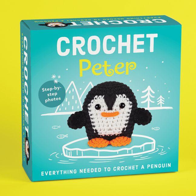 Vorderes Coverbild Pil Crochet Kit for Beginners - Peter the Penguin Amigurumi - Complete DIY Kit with Step-By-Step Instructions, Yarn, Hook, Safety Eyes & Stuffing - Make a Stuffed Penguin
