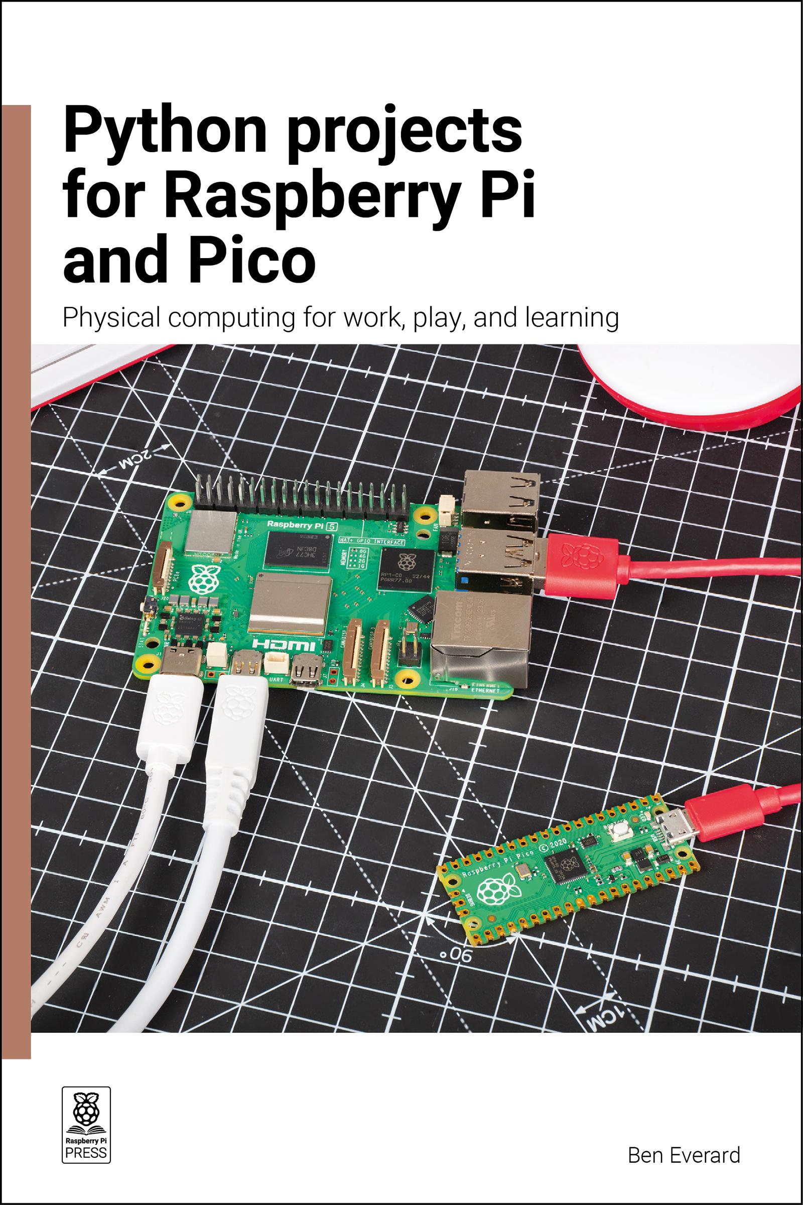 Vorderes Coverbild Python Projects for Raspberry Pi and Pico