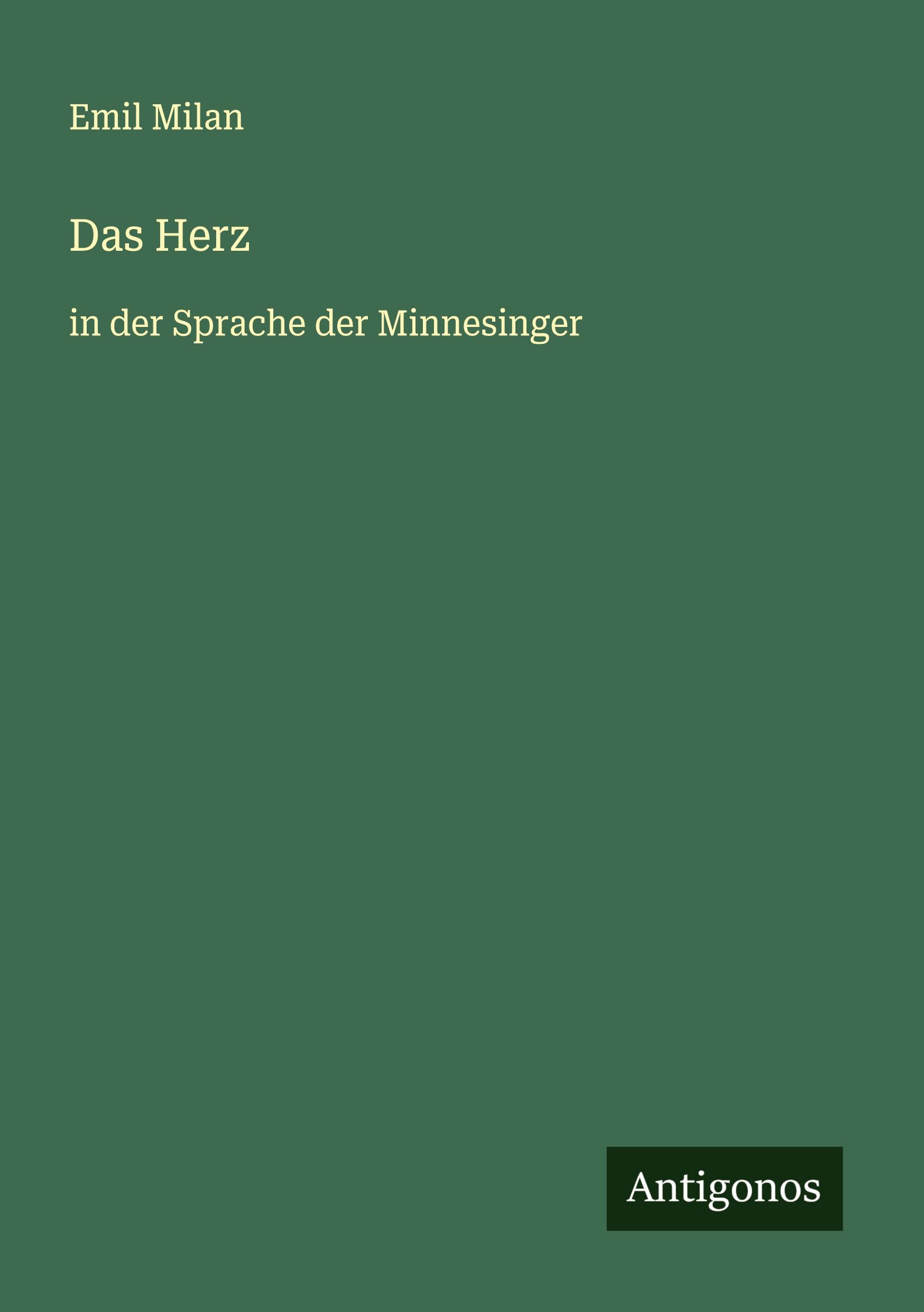 Vorderes Coverbild Das Herz