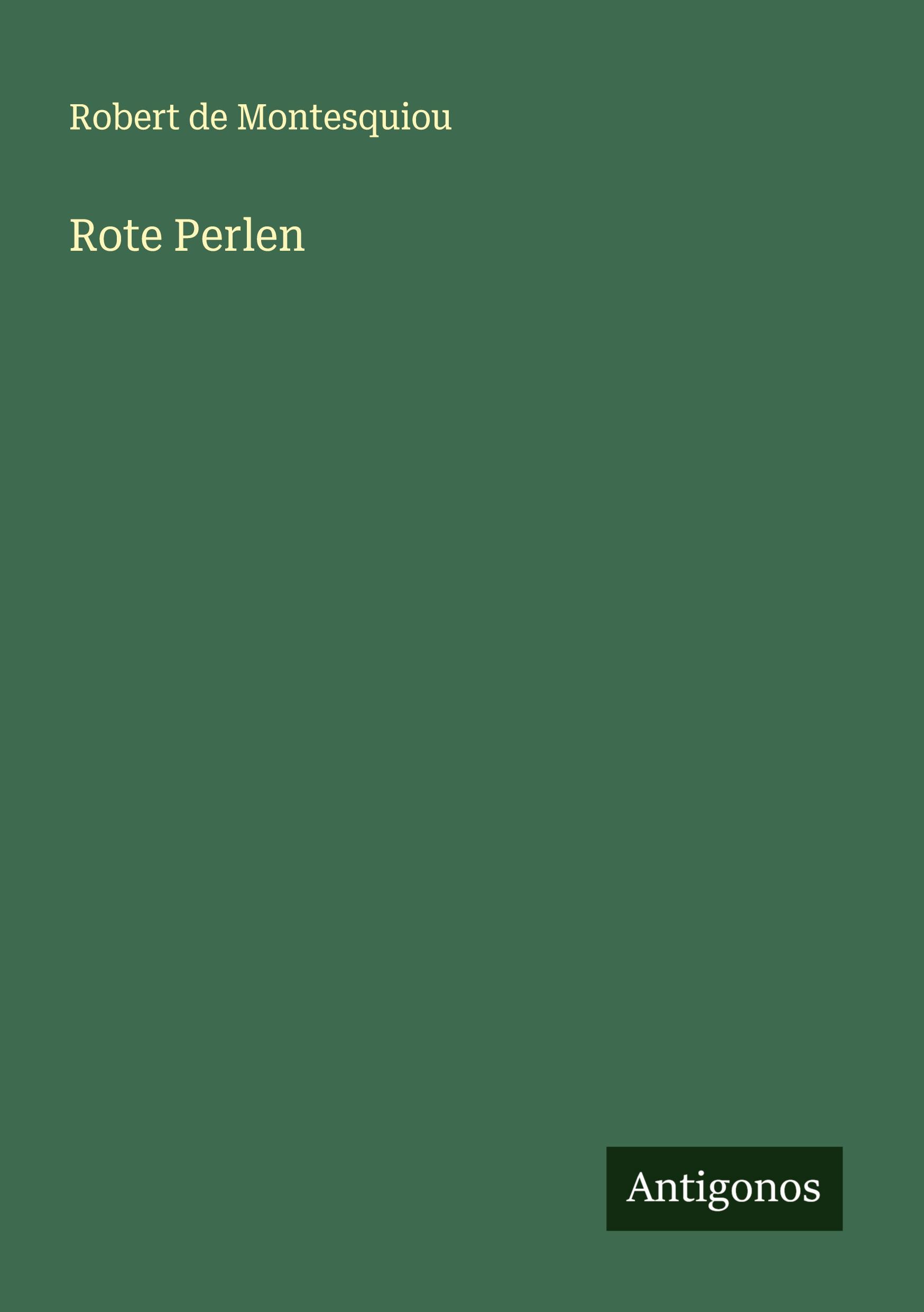 Vorderes Coverbild Rote Perlen
