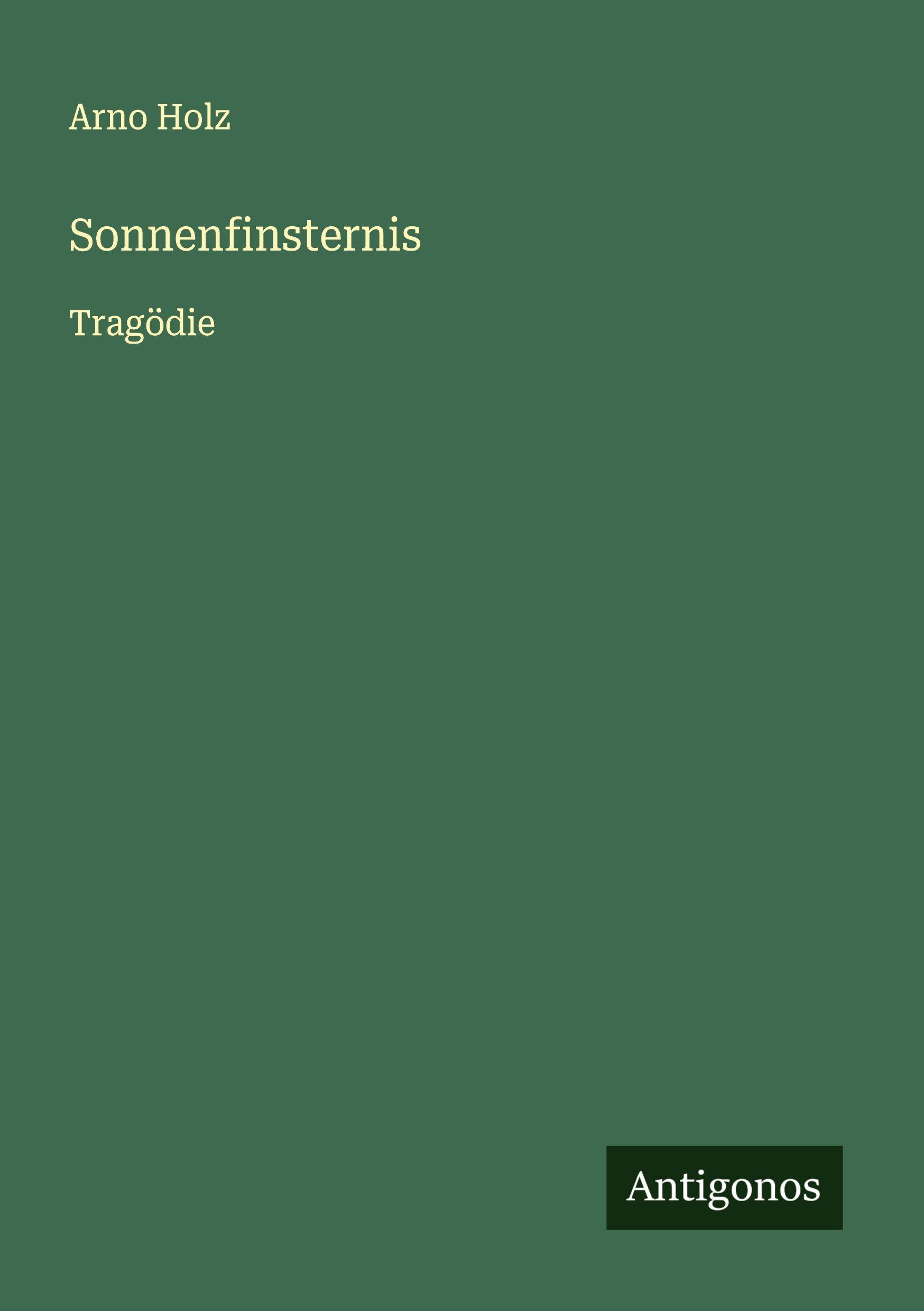 Vorderes Coverbild Sonnenfinsternis