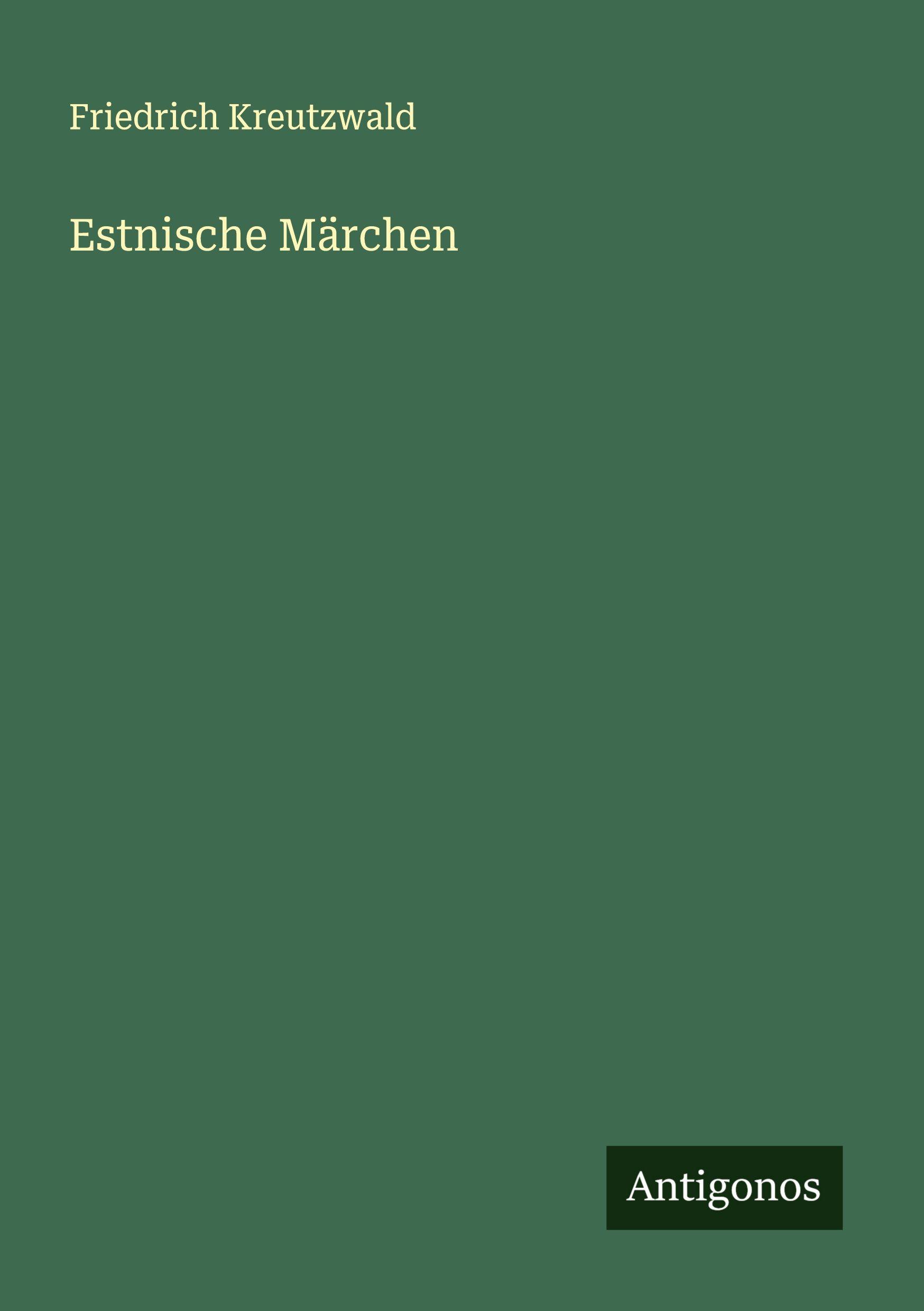 Vorderes Coverbild Estnische Märchen