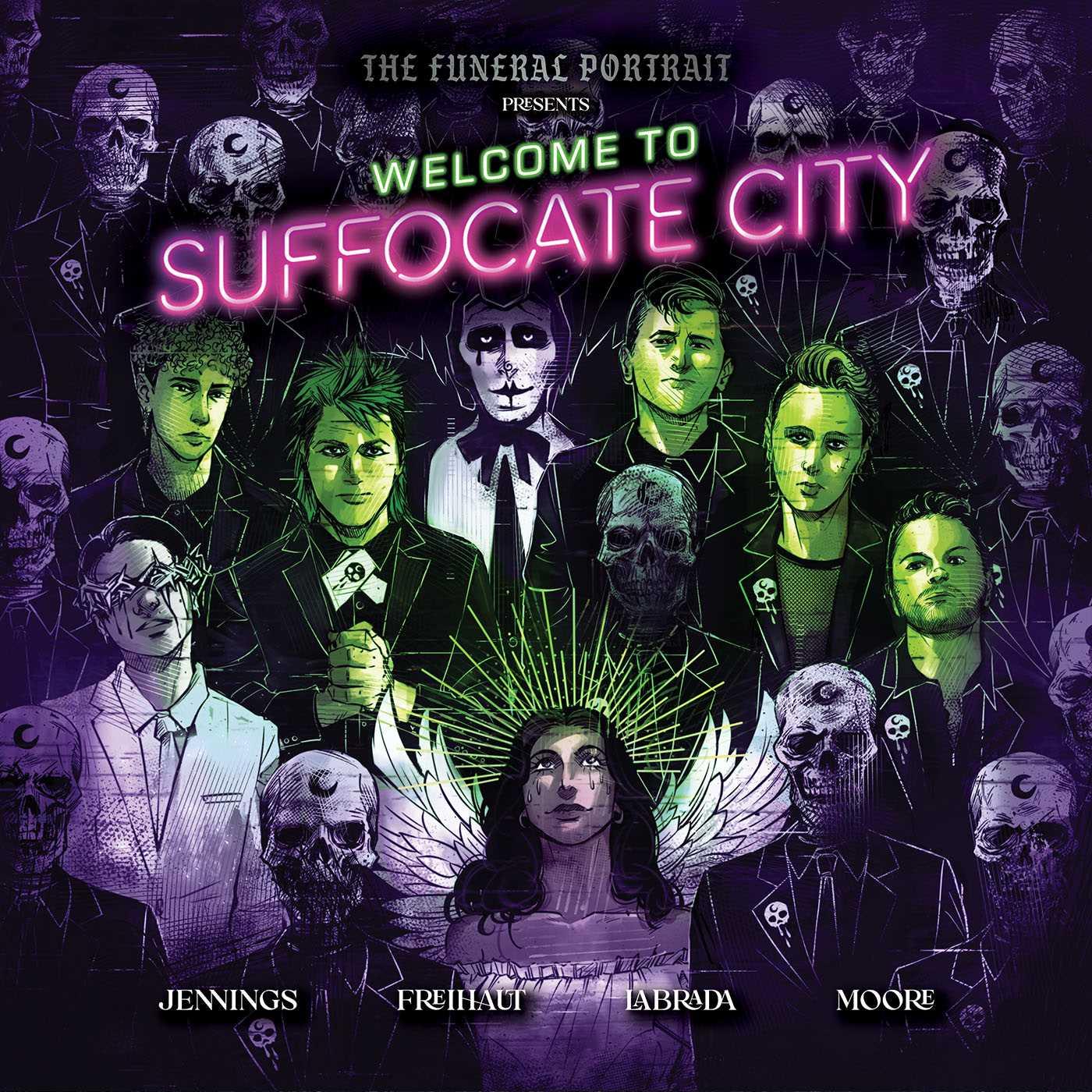 Vorderes Coverbild The Funeral Portrait Presents: Welcome to Suffocate City