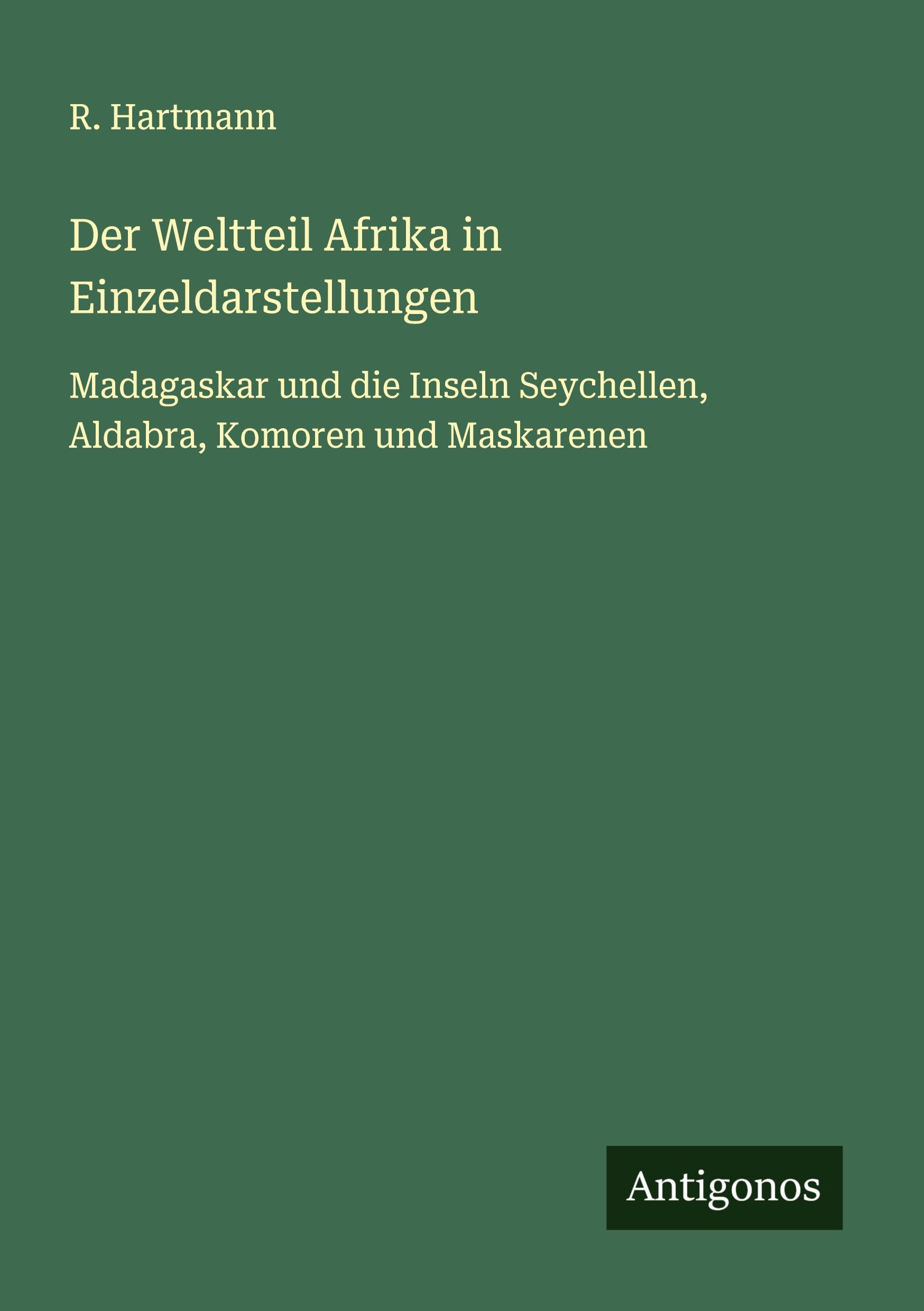 Vorderes Coverbild Der Weltteil Afrika in Einzeldarstellungen