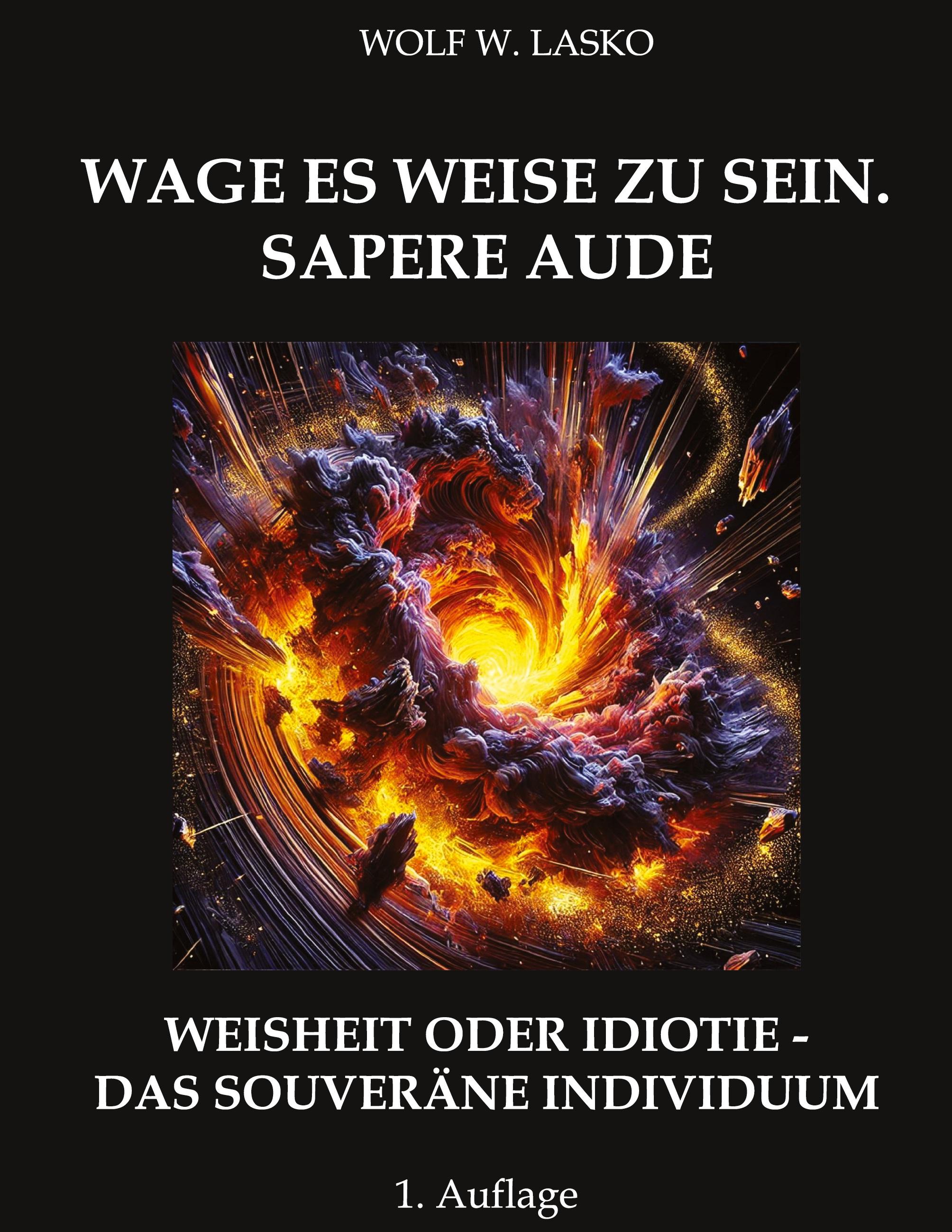 Vorderes Coverbild WAGE ES WEISE ZU SEIN. SAPERE AUDE