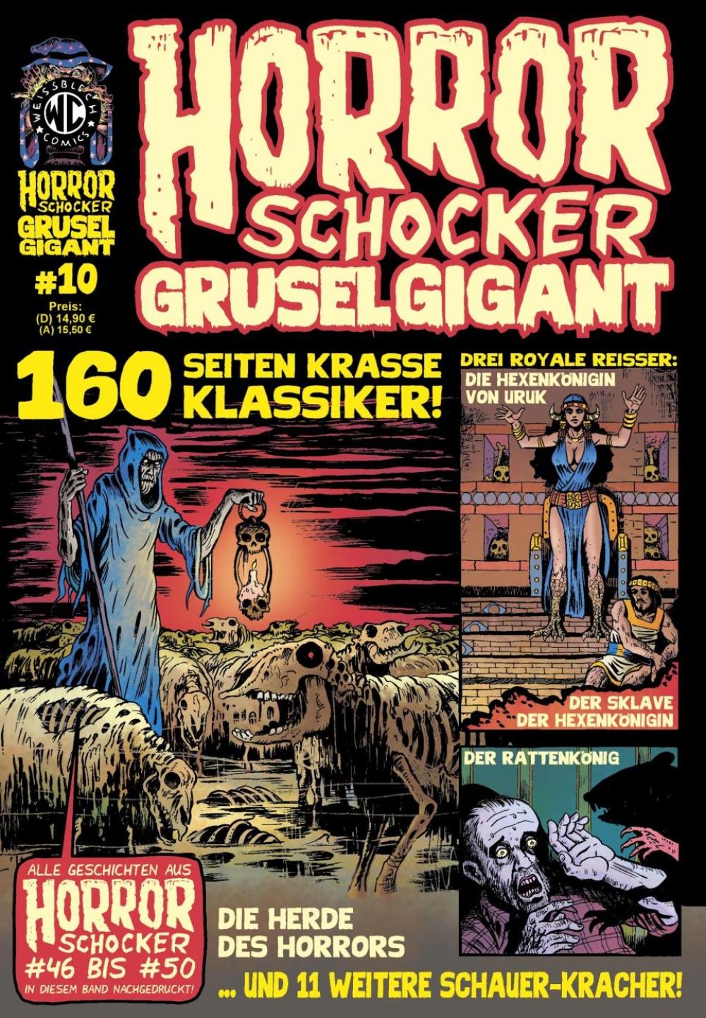 Vorderes Coverbild Horrorschocker Grusel Gigant 10