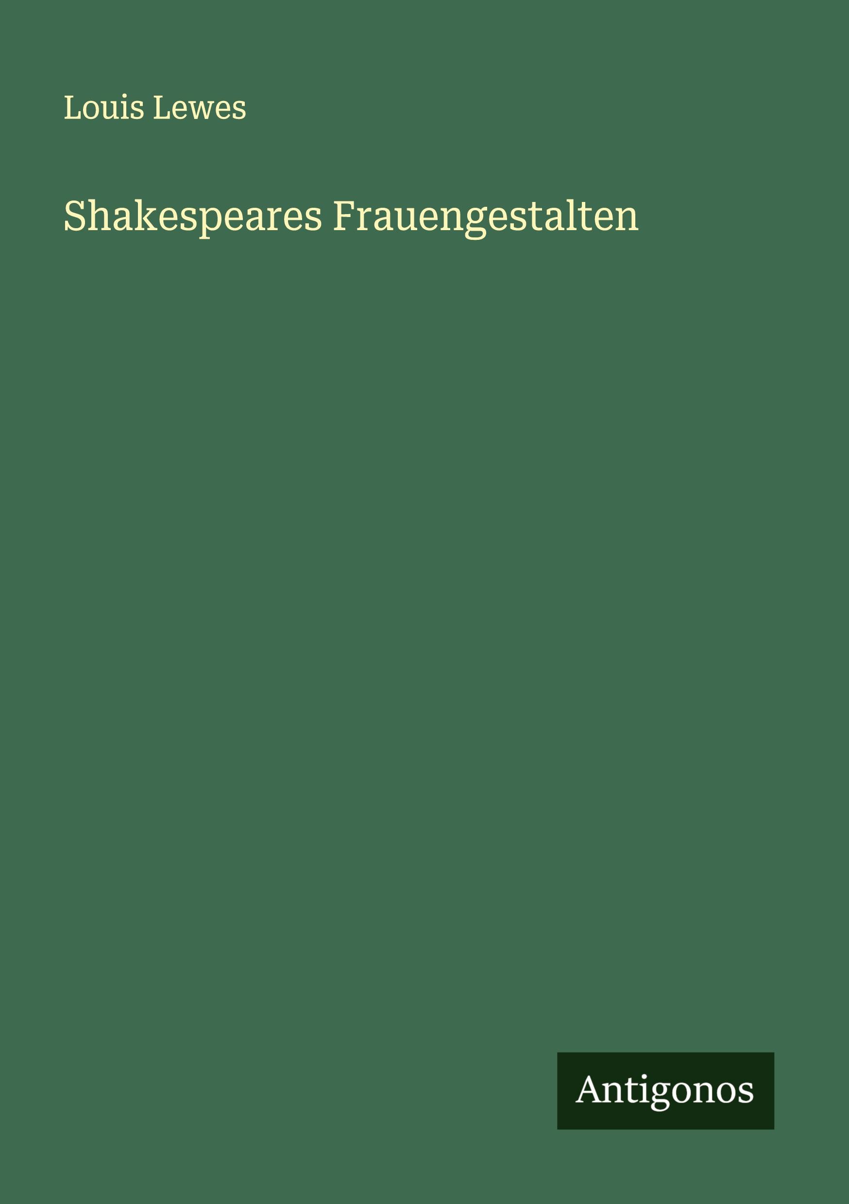 Vorderes Coverbild Shakespeares Frauengestalten