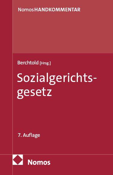 Vorderes Coverbild Sozialgerichtsgesetz