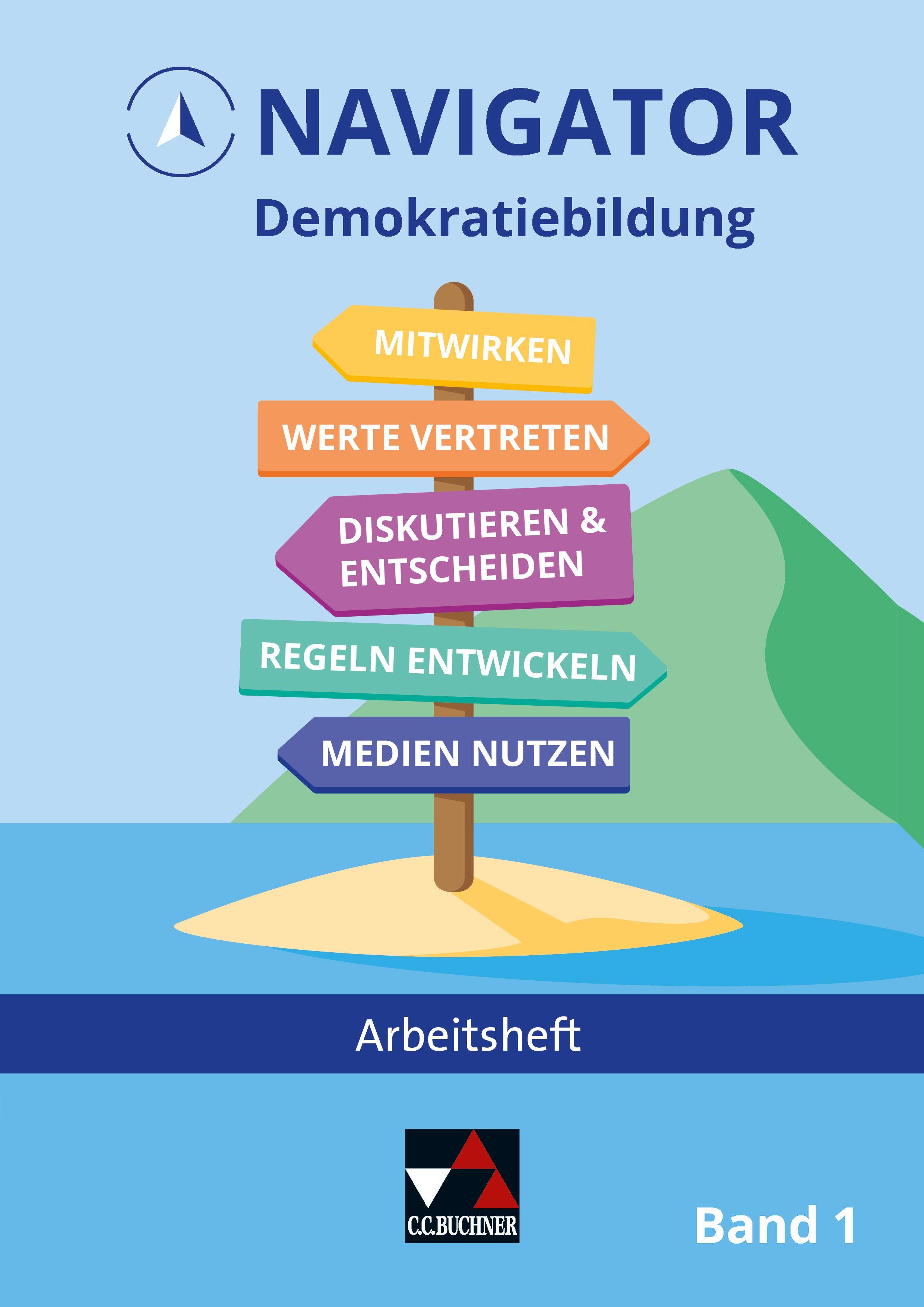 Vorderes Coverbild Navigator Demokratiebildung Arbeitsheft 1